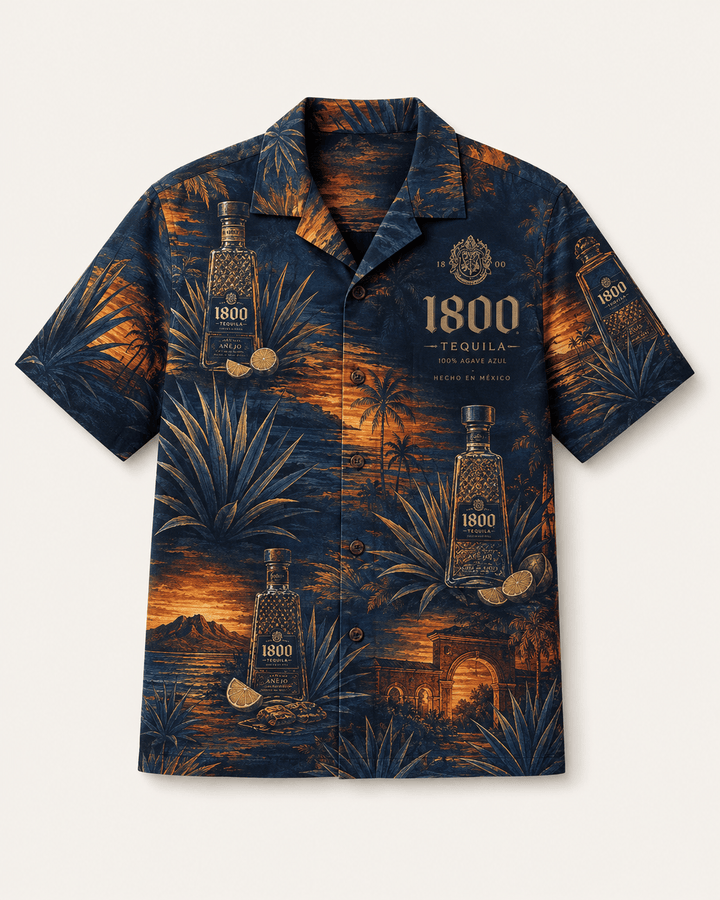 1800 Tequila Sunset Hawaiian Shirt
