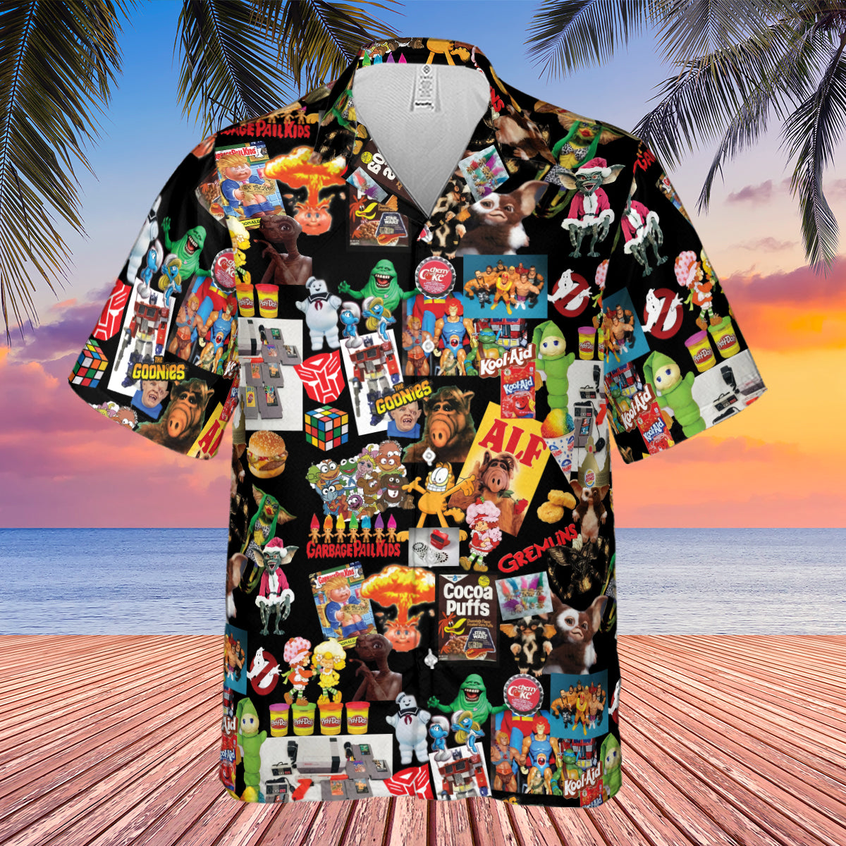 80's Kids Starter Pack Hawaiian Shirt