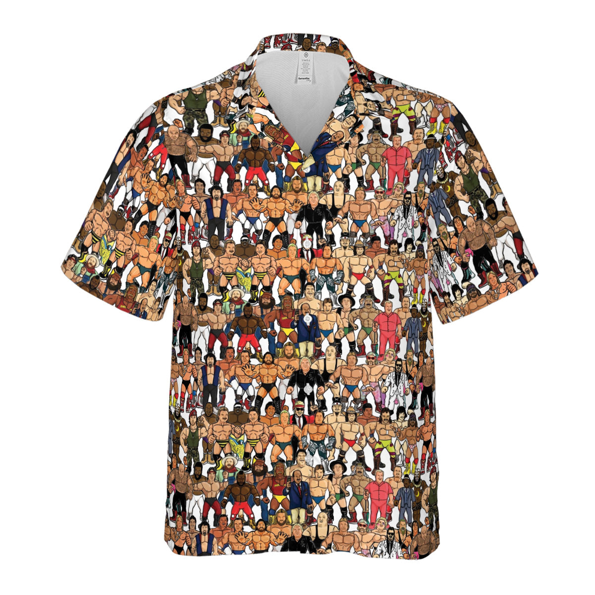 85-86 Wrestling Roster - Wrestling Hawaiian Shirt