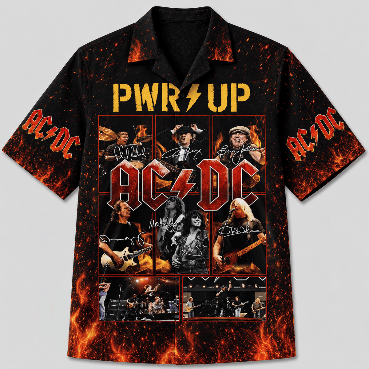 AC/DC PWR UP World Tour Hawaiian Shirt