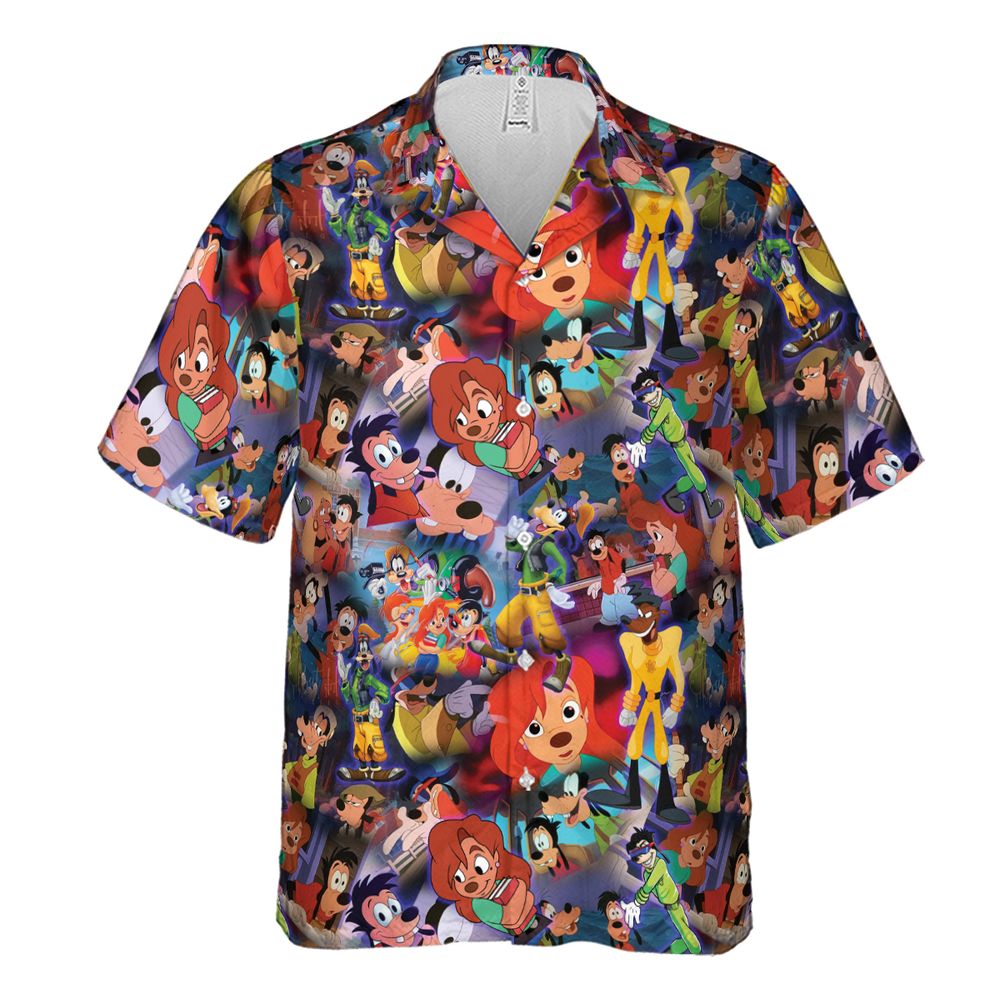 A Day With Goofy Hawaiian Shirt