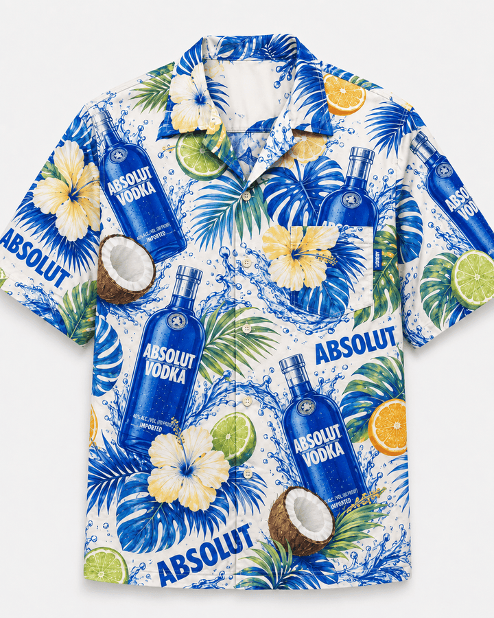 Absolut Tropical Splash Hawaiian Shirt