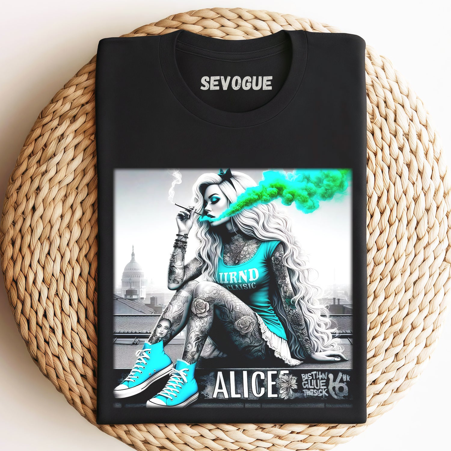 Alice Smokes V2 Unisex Tee, Sweatshirt & Hoodi