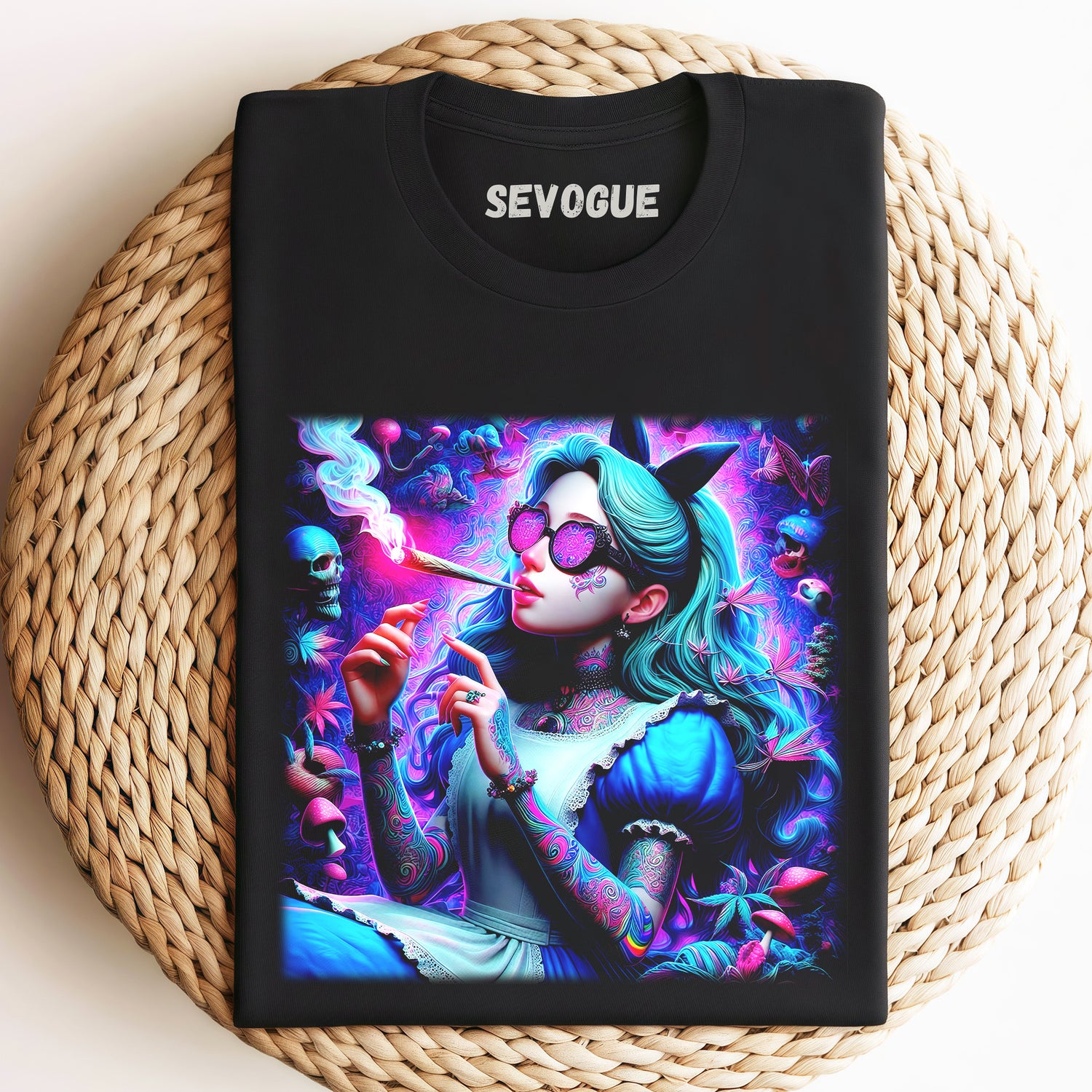Alice Smokes V4 Unisex Tee, Sweatshirt & Hoodi