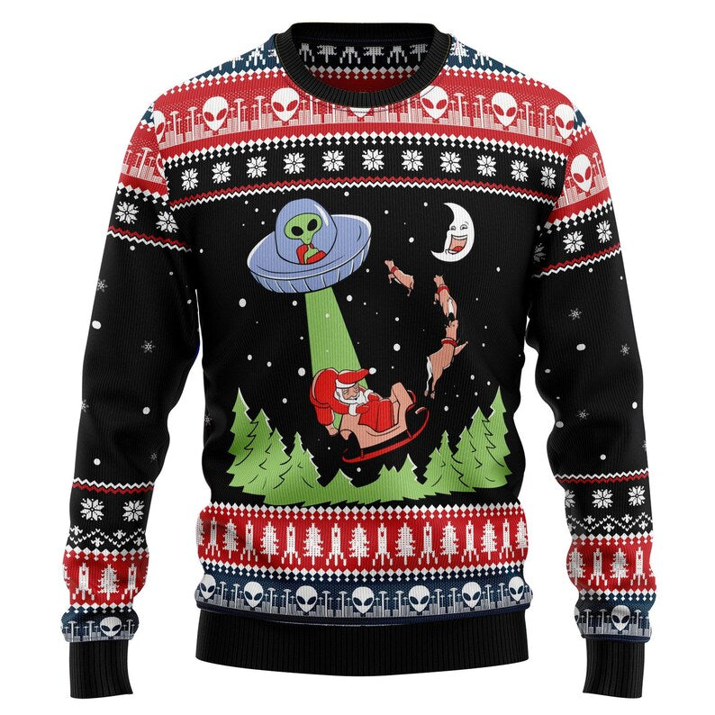 Alien Christmas Ugly Sweater