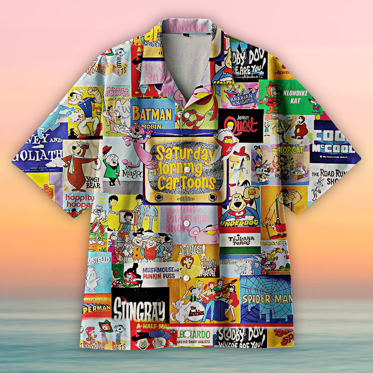 Amazing Saturday Morning Cartoons Hawaiian Shirt