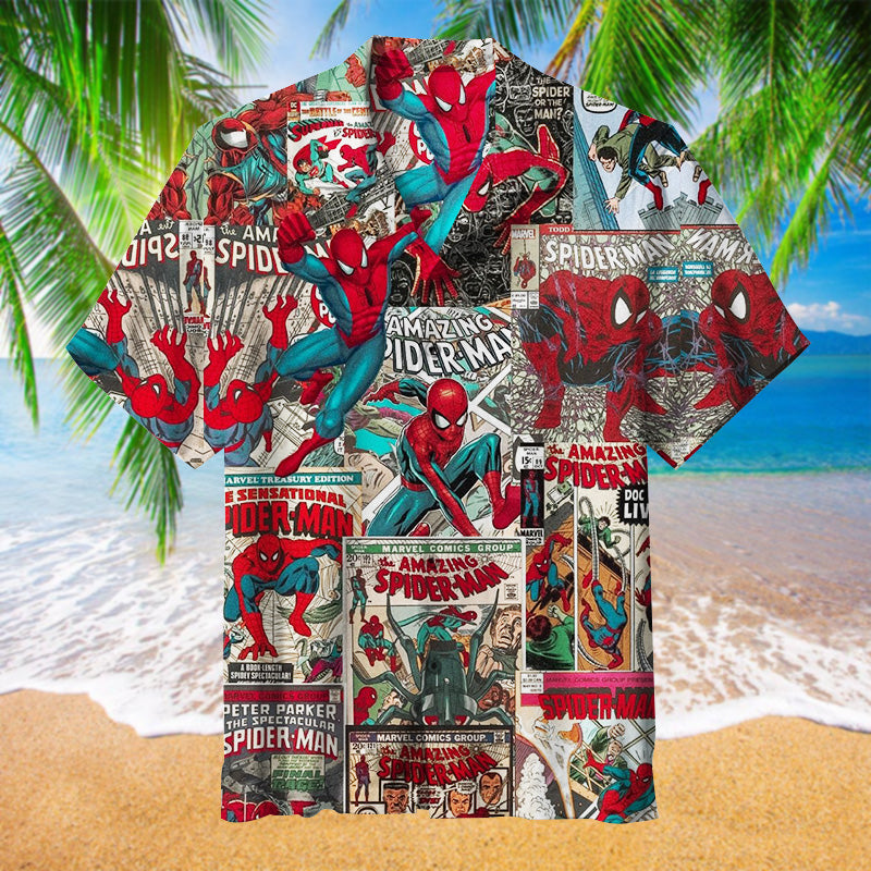 Amazing Spiderman Unisex Hawaiian Shirt
