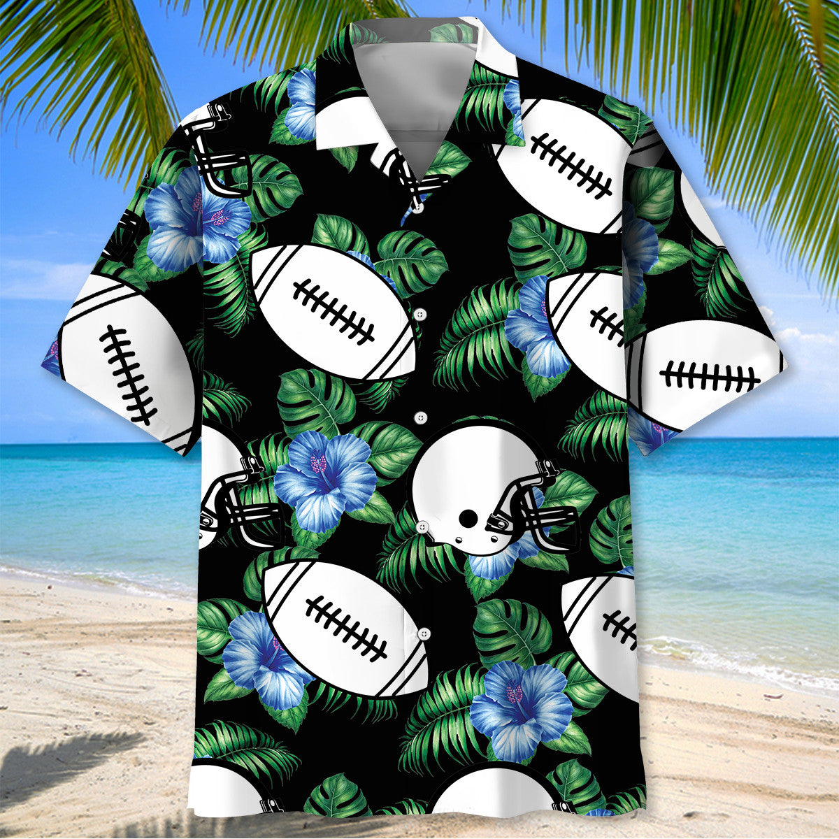 American Football Vintage Hawaiian Shirt