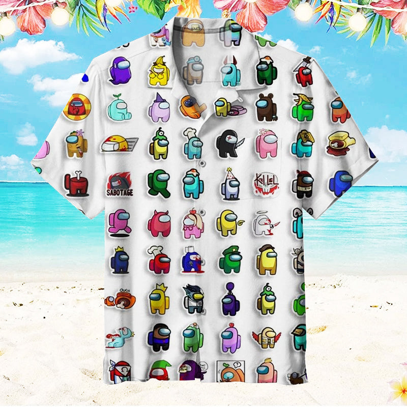 Among Us Unisex Hawaiian Shirt