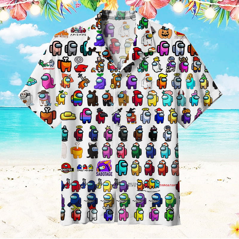 Among Us Unisex Hawaiian Shirt