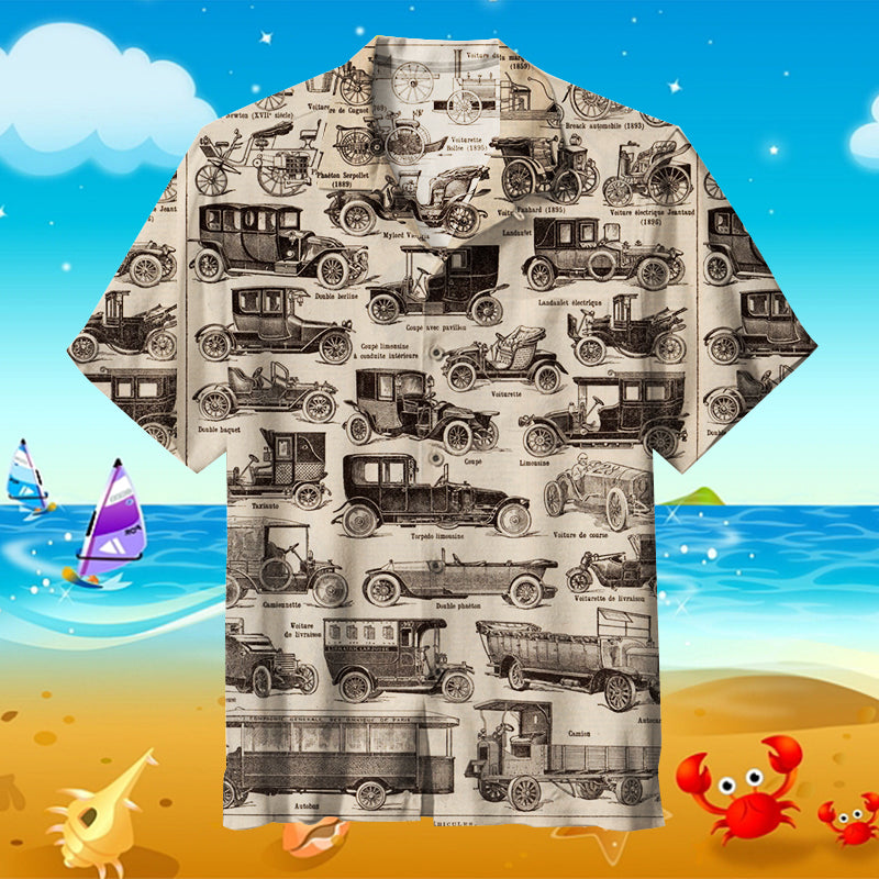Antique Vehicle  Universal Hawaiian Shirt