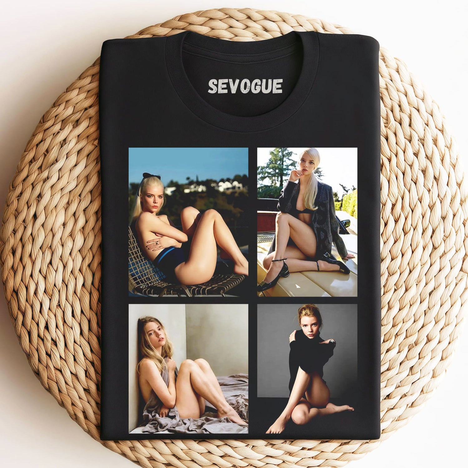 Anya Taylor-Joy Glamour Unisex Tee, Tank Top, Layered LS, Sweatshirt & Hoodie