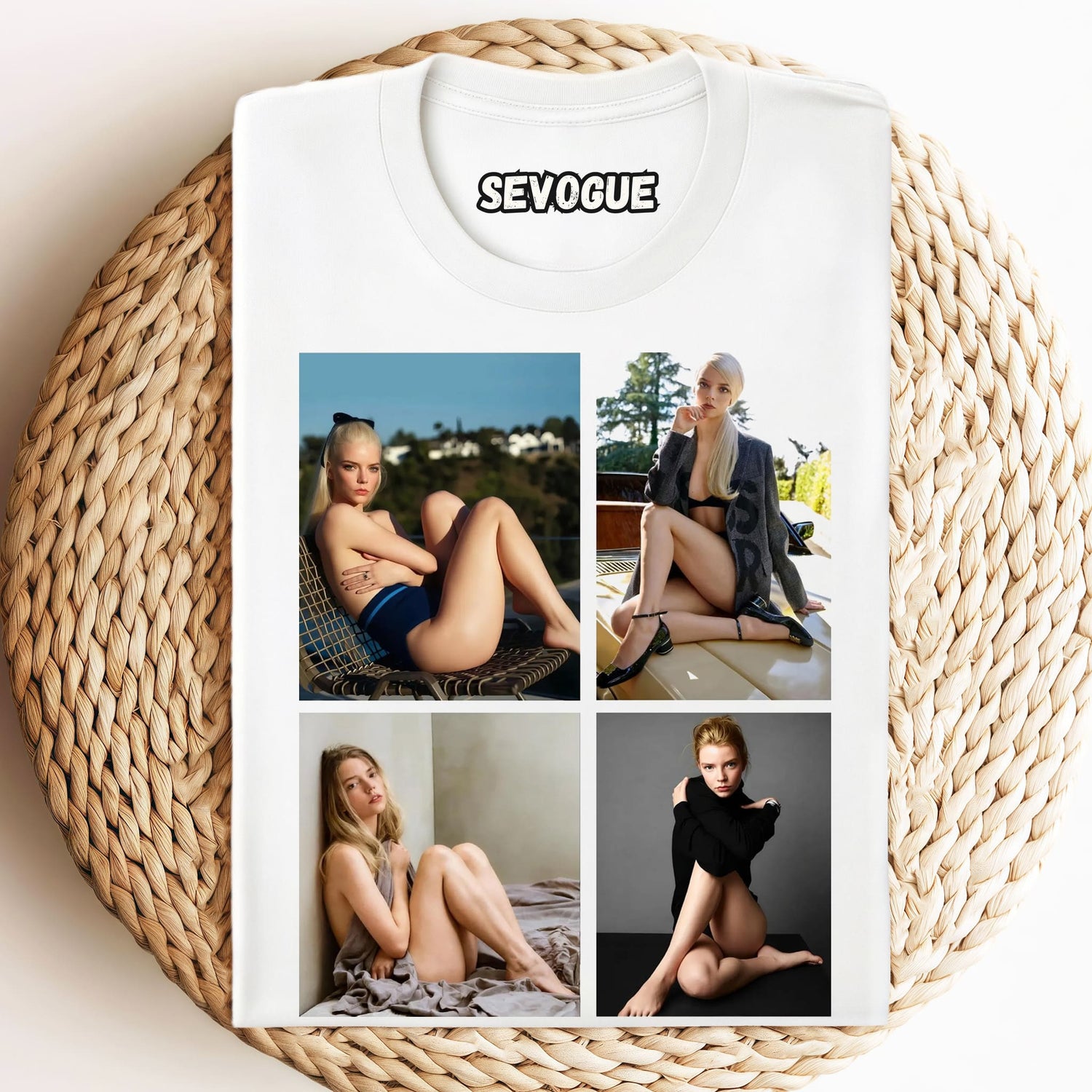 Anya Taylor-Joy Glamour Unisex Tee, Tank Top, Layered LS, Sweatshirt & Hoodie