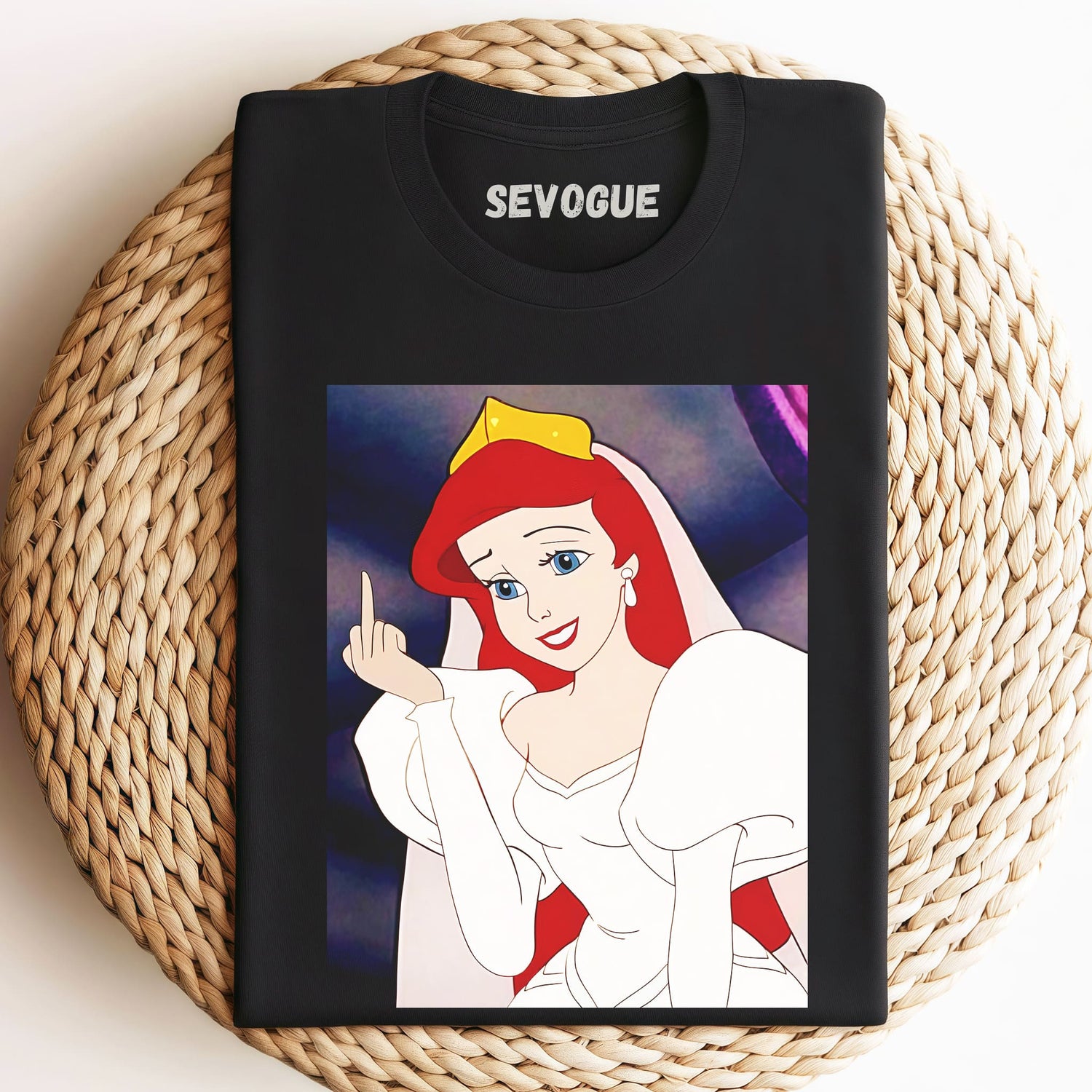 Ariel Gives The Middle Finger Unisex Tee, Sweatshirt & Hoodie