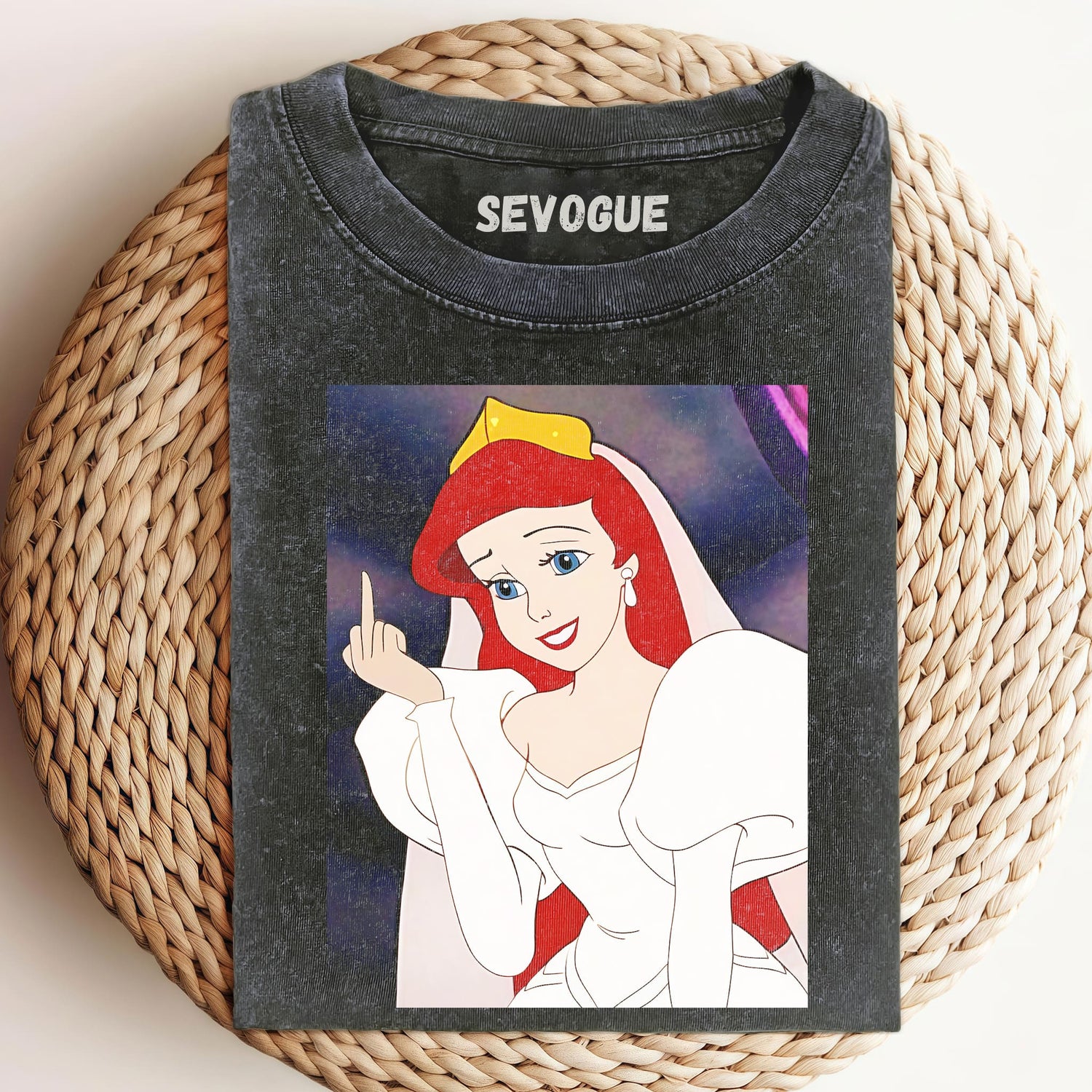 Ariel Gives The Middle Finger Unisex Tee, Sweatshirt & Hoodie