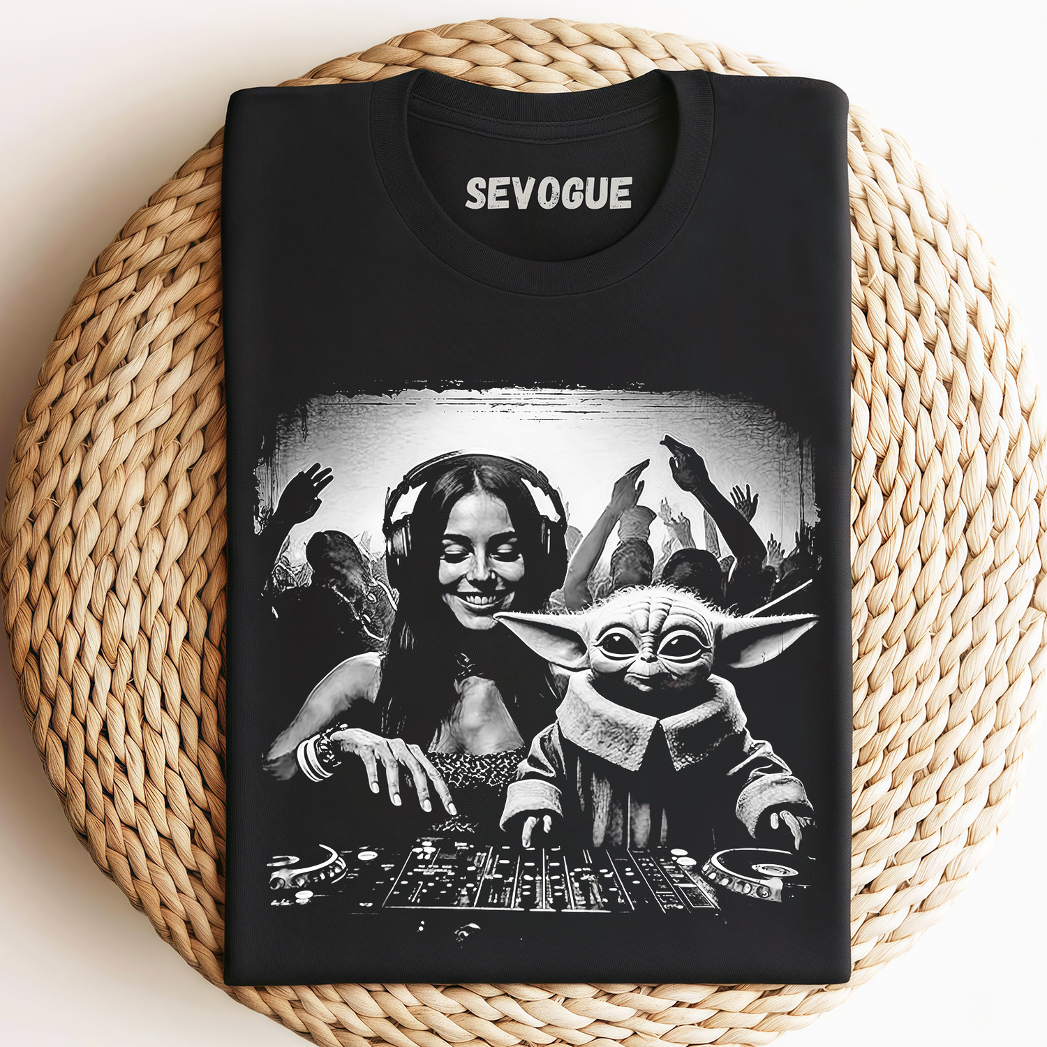 Baby Yoda On The Decks Unisex Tee, Sweatshirt & Hoodie