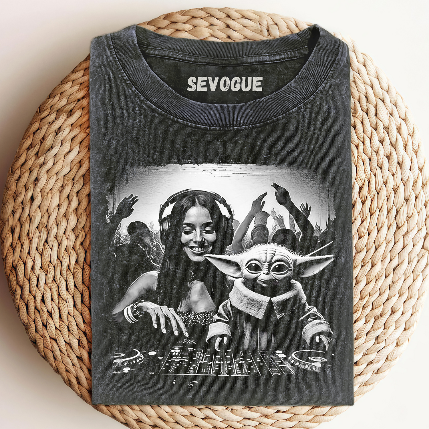 Baby Yoda On The Decks Unisex Tee, Sweatshirt & Hoodie