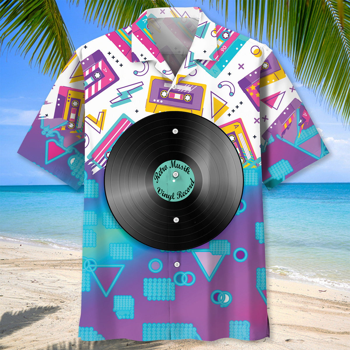 Back To 80s Music Hawaiian Shirt