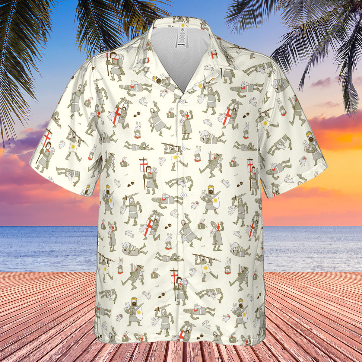 Bad Tempered Rodents Monty Python Hawaiian Shirt