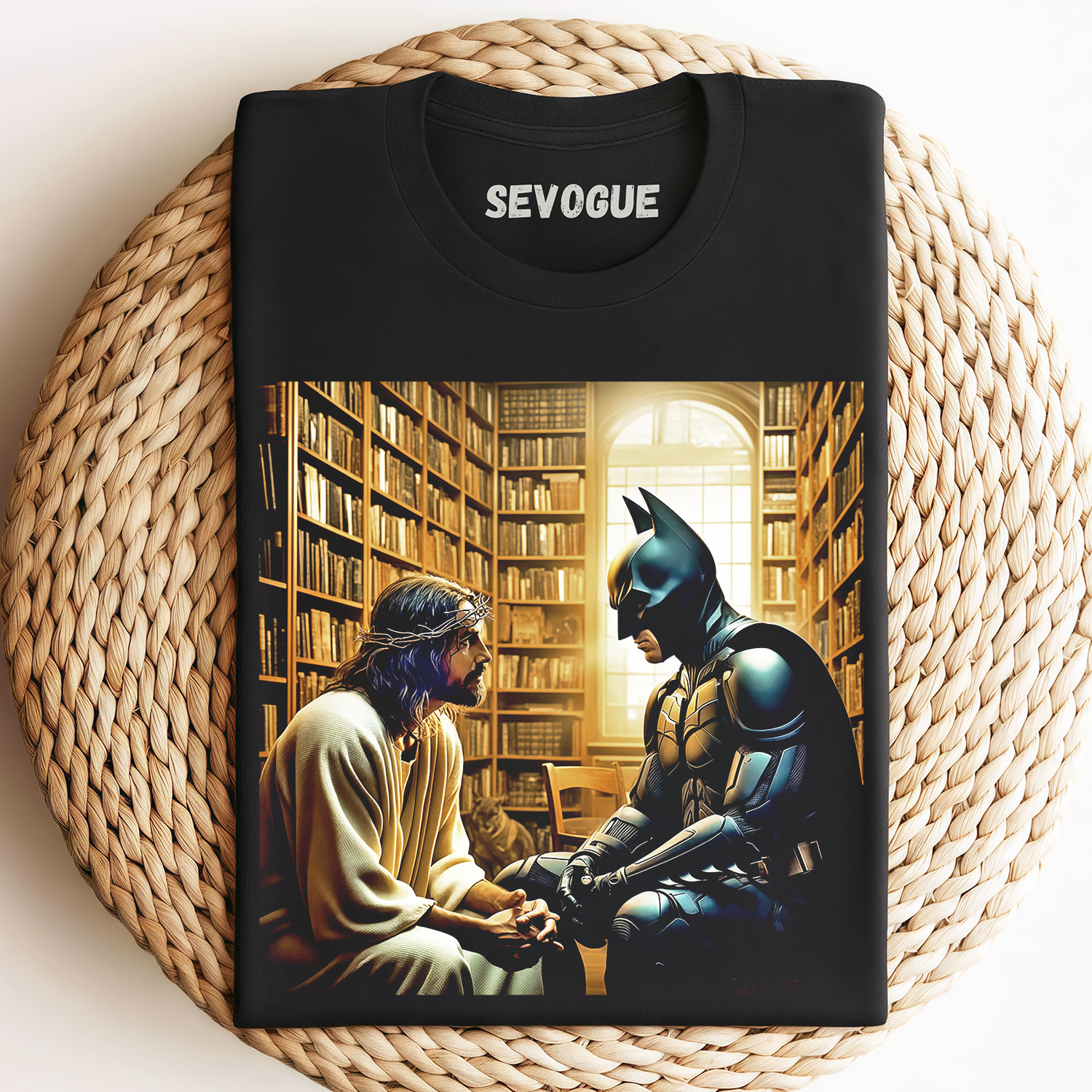 Batman & Jesus Unisex Tee, Sweatshirt & Hoodie