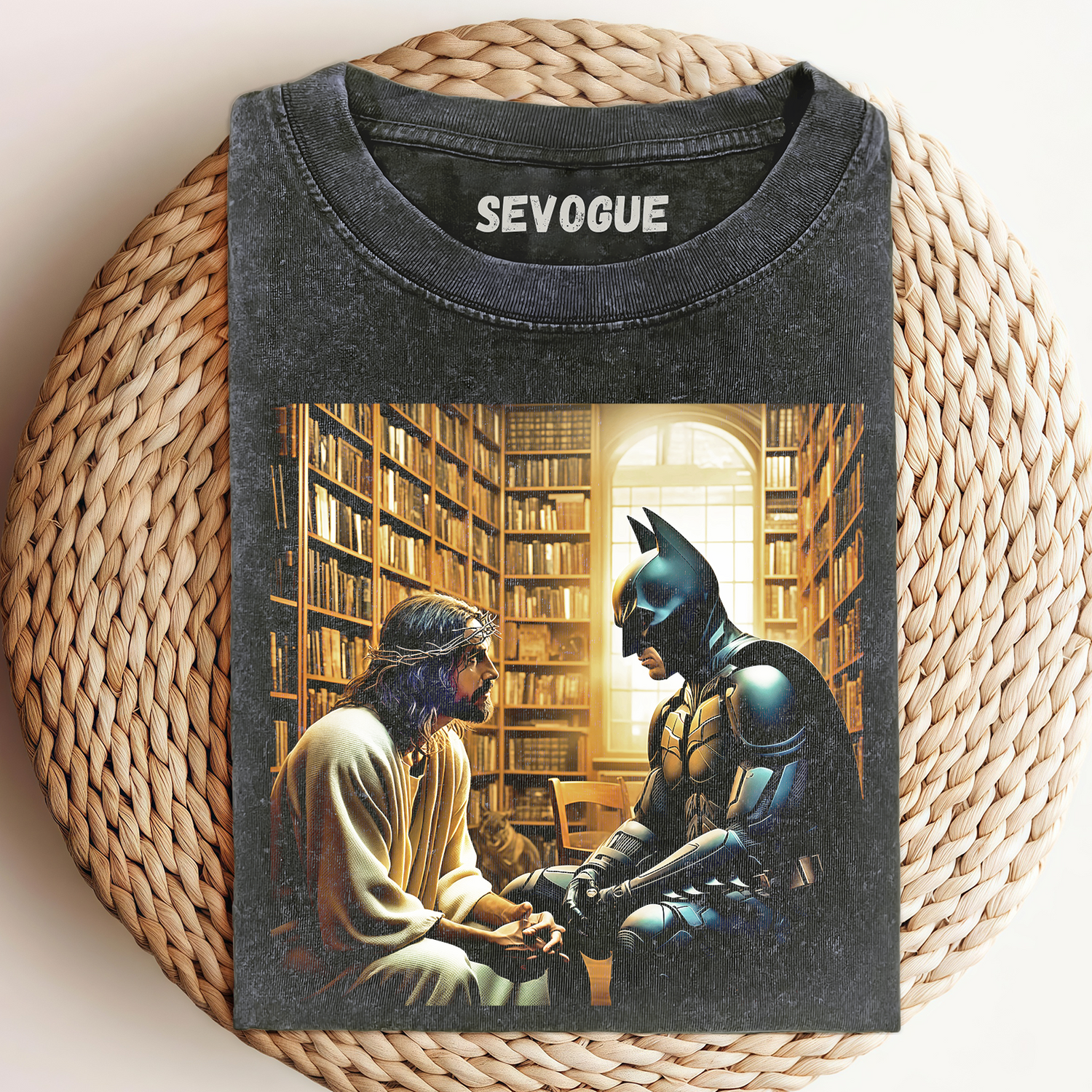 Batman & Jesus Unisex Tee, Sweatshirt & Hoodie
