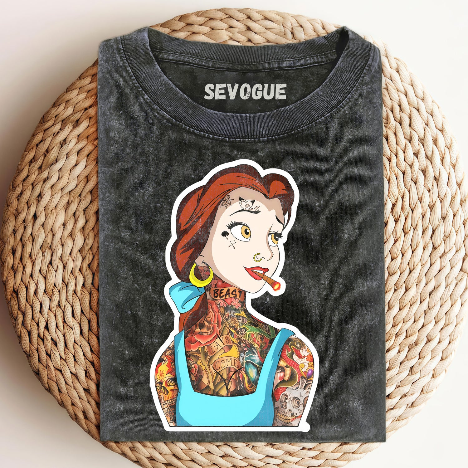 Belle Tattoo Unisex Tee, Sweatshirt & Hoodi