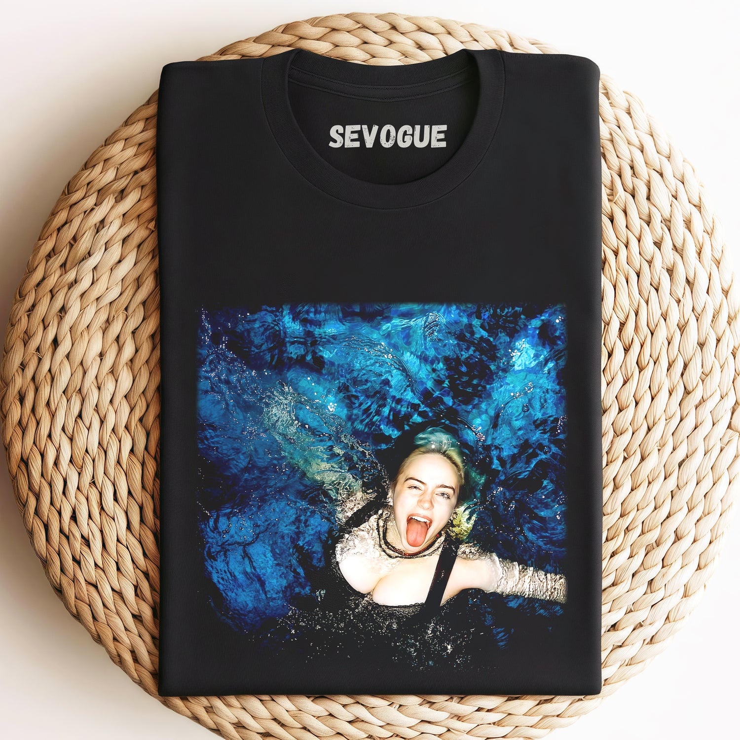 Billie Eilish In The Water Unisex Tee, Sweatshirt & Hoodi