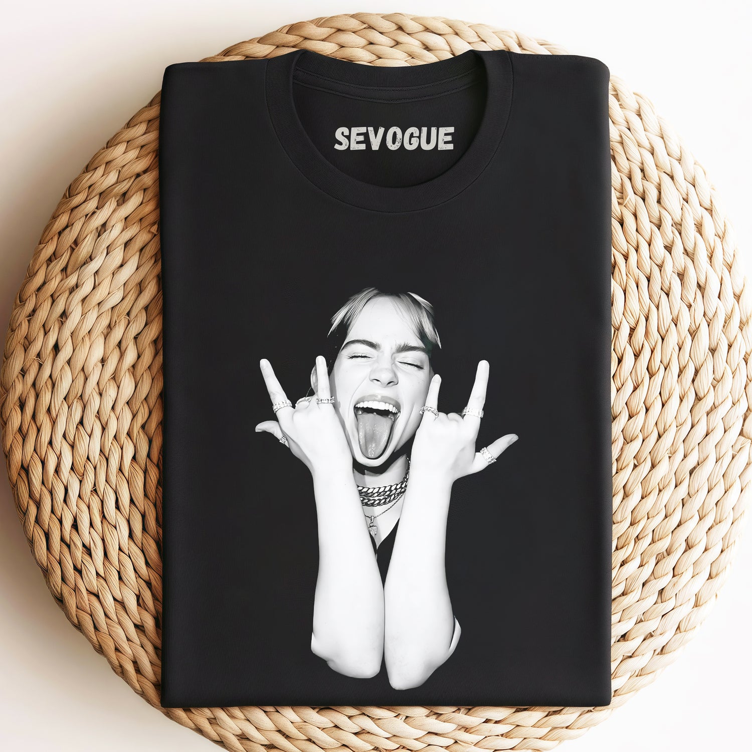 Billie Eilish Middle Finger Unisex Tee, Sweatshirt & Hoodi