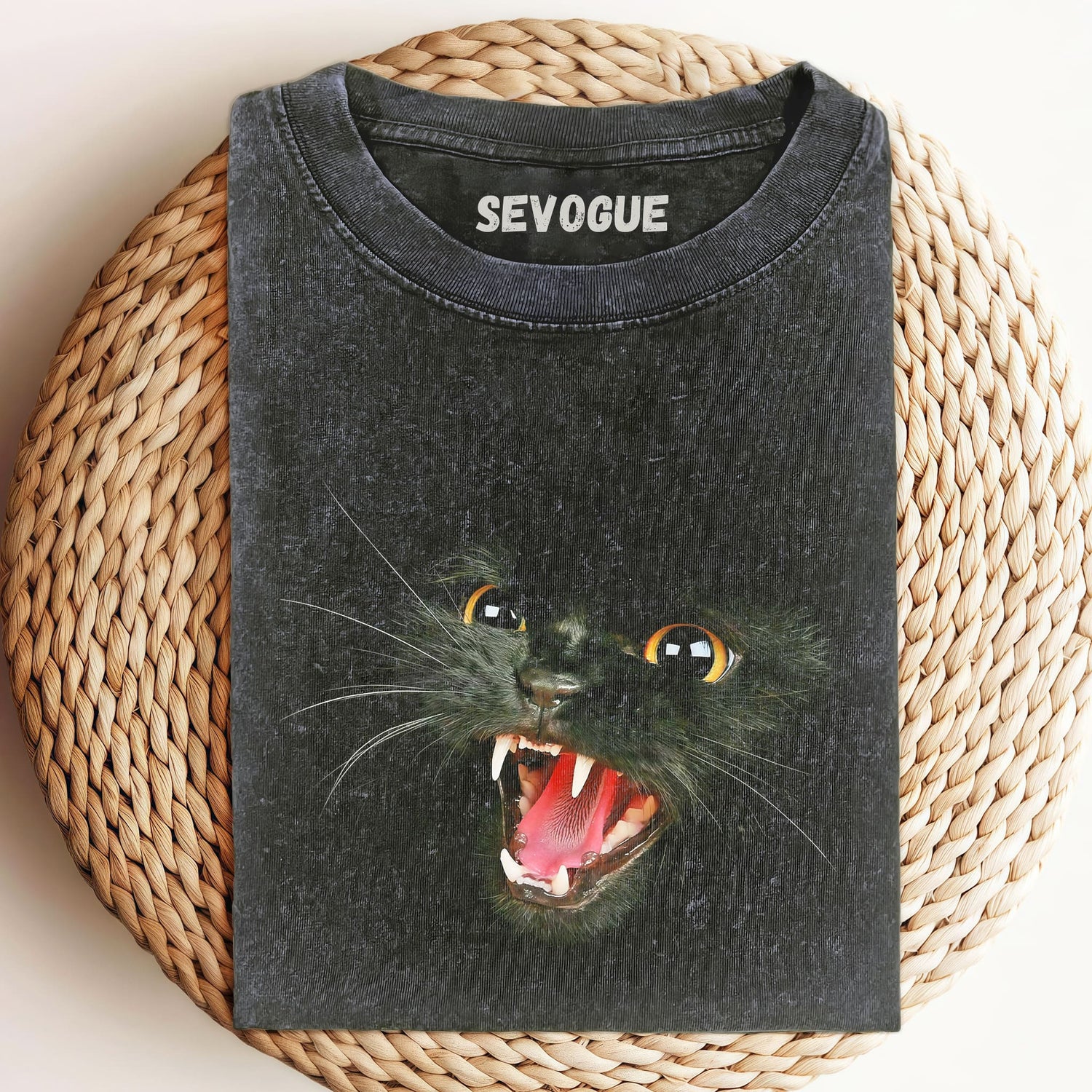 Black Cute Cat Unisex Tee, Sweatshirt & Hoodie
