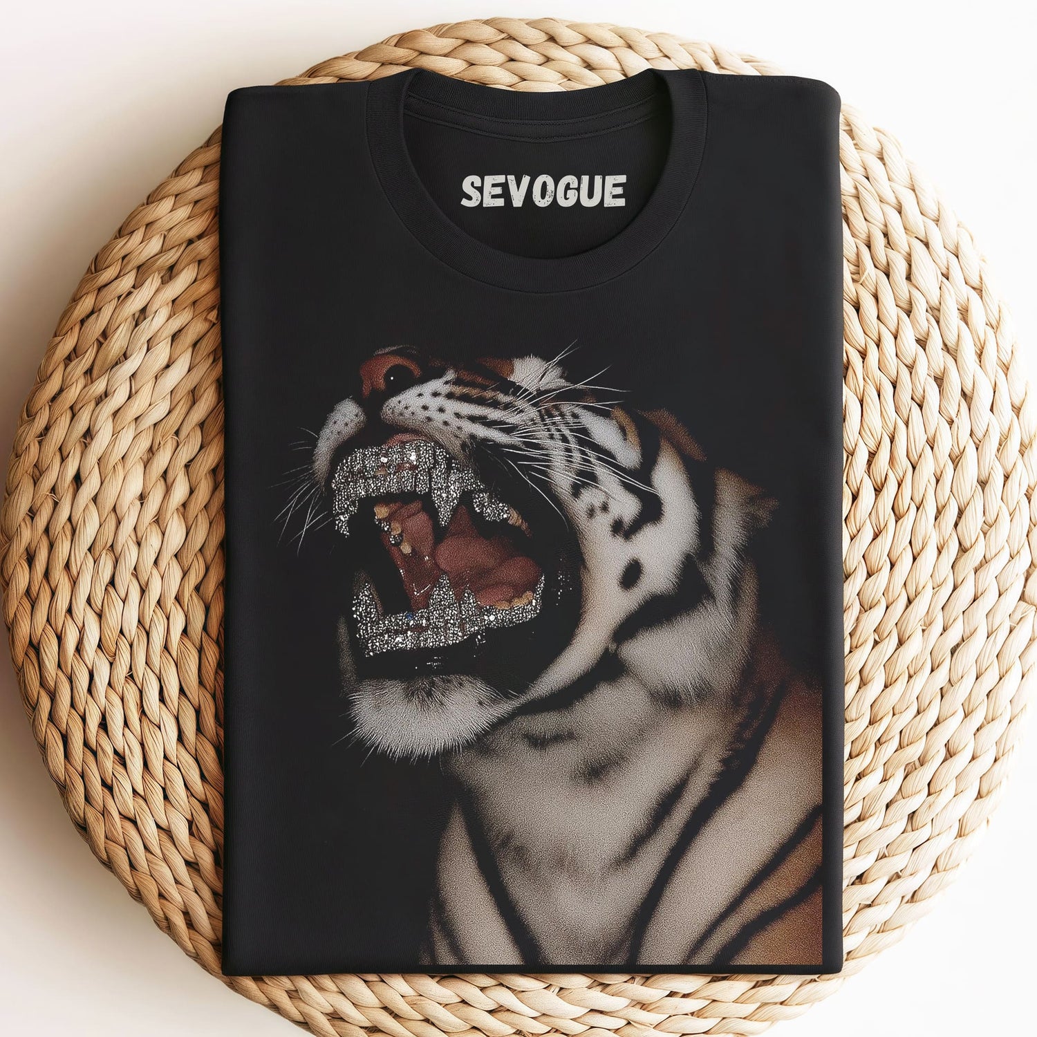 Bling Tiger Unisex Tee, Tank Top, Layered LS, Sweatshirt & Hoodie