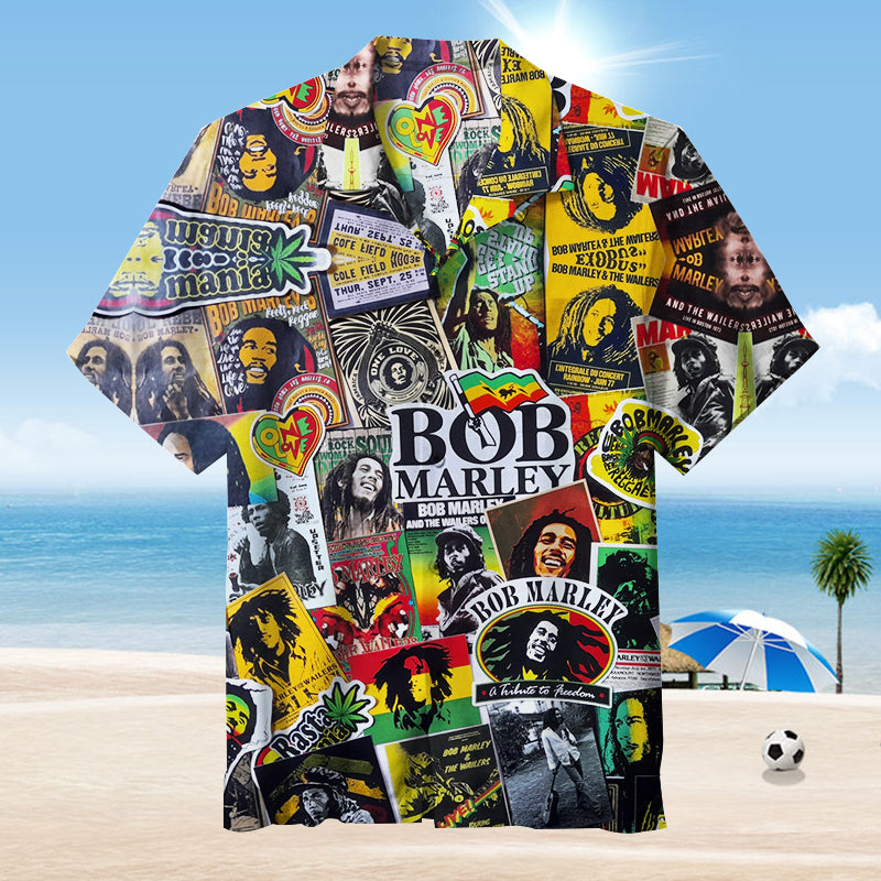 Bob Marley and the Wailers  Unisex Hawaiian Shirt