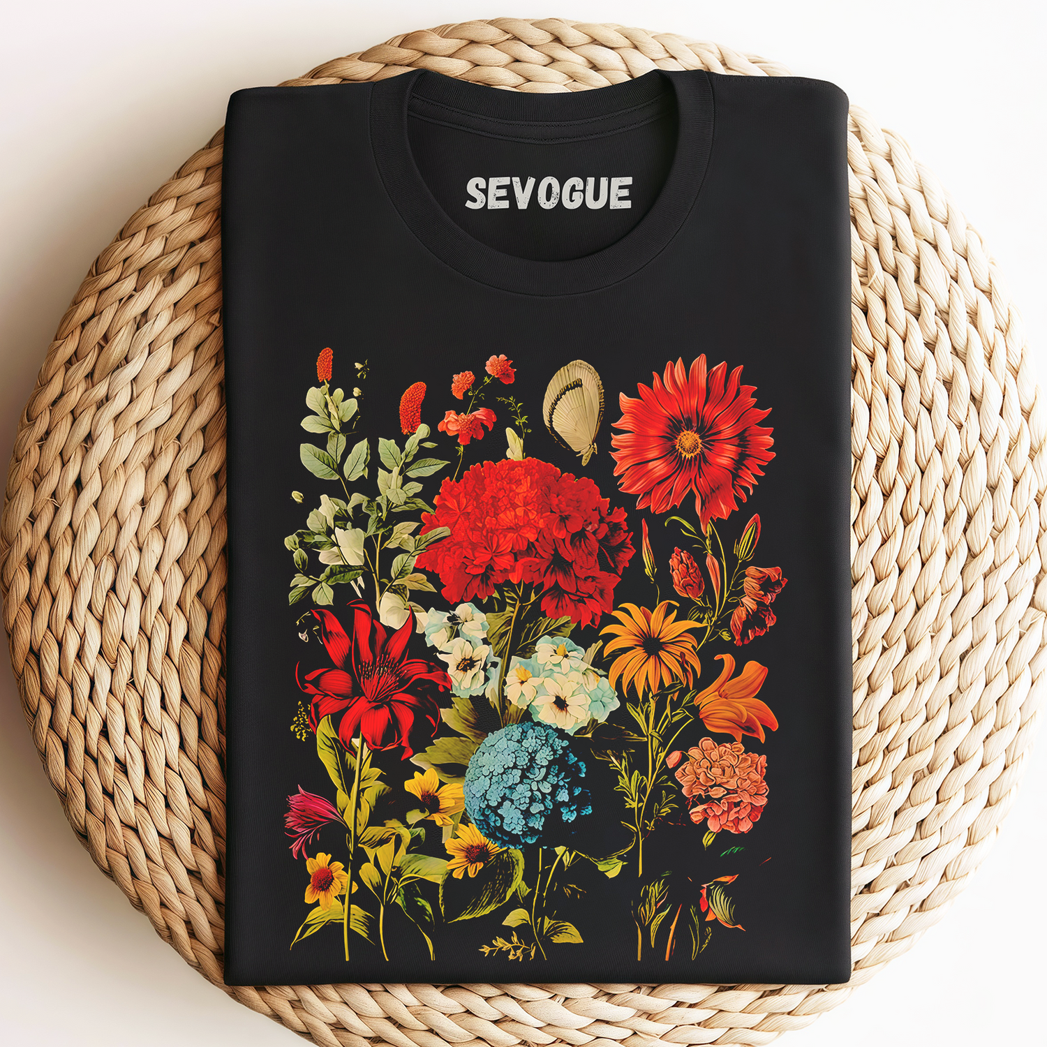 Boho Wildflowers Unisex Tee, Sweatshirt & Hoodie