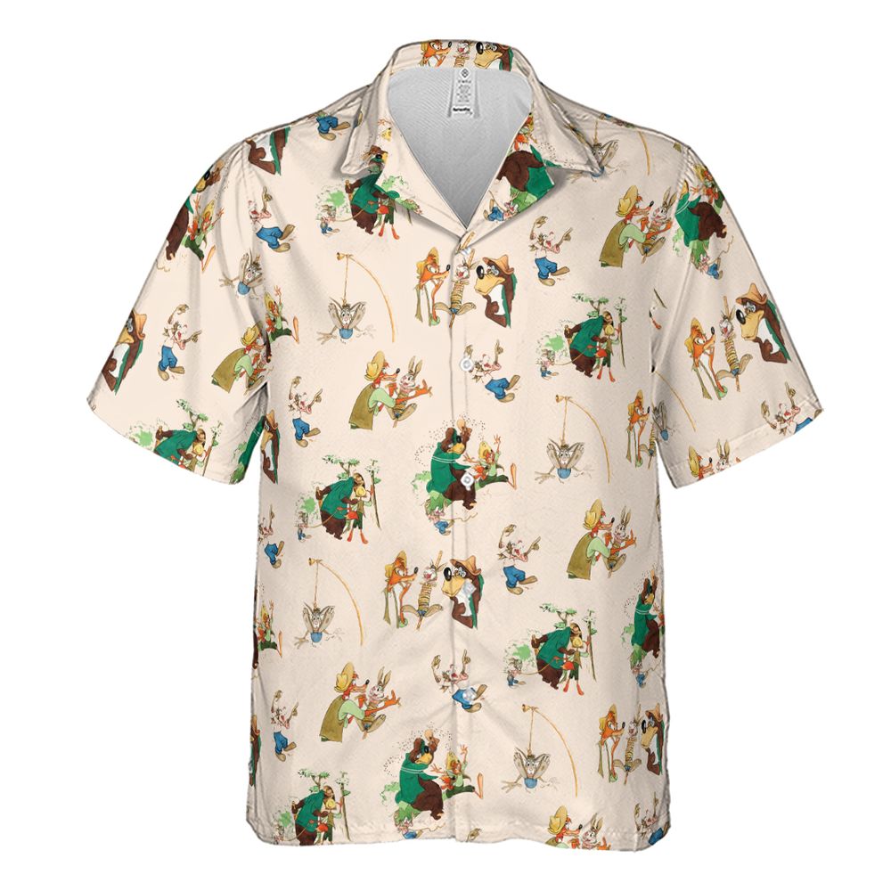 Br'er Rabbit Br'er Fox and Br'er Bear Hawaiian Shirt