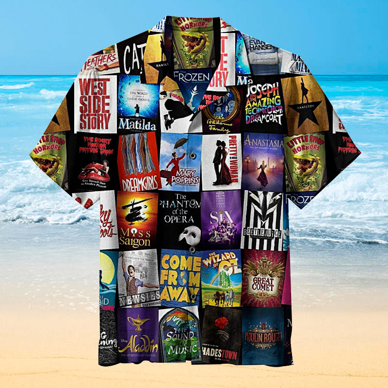 Broadway Musical Theater Unisex Hawaiian Shirt