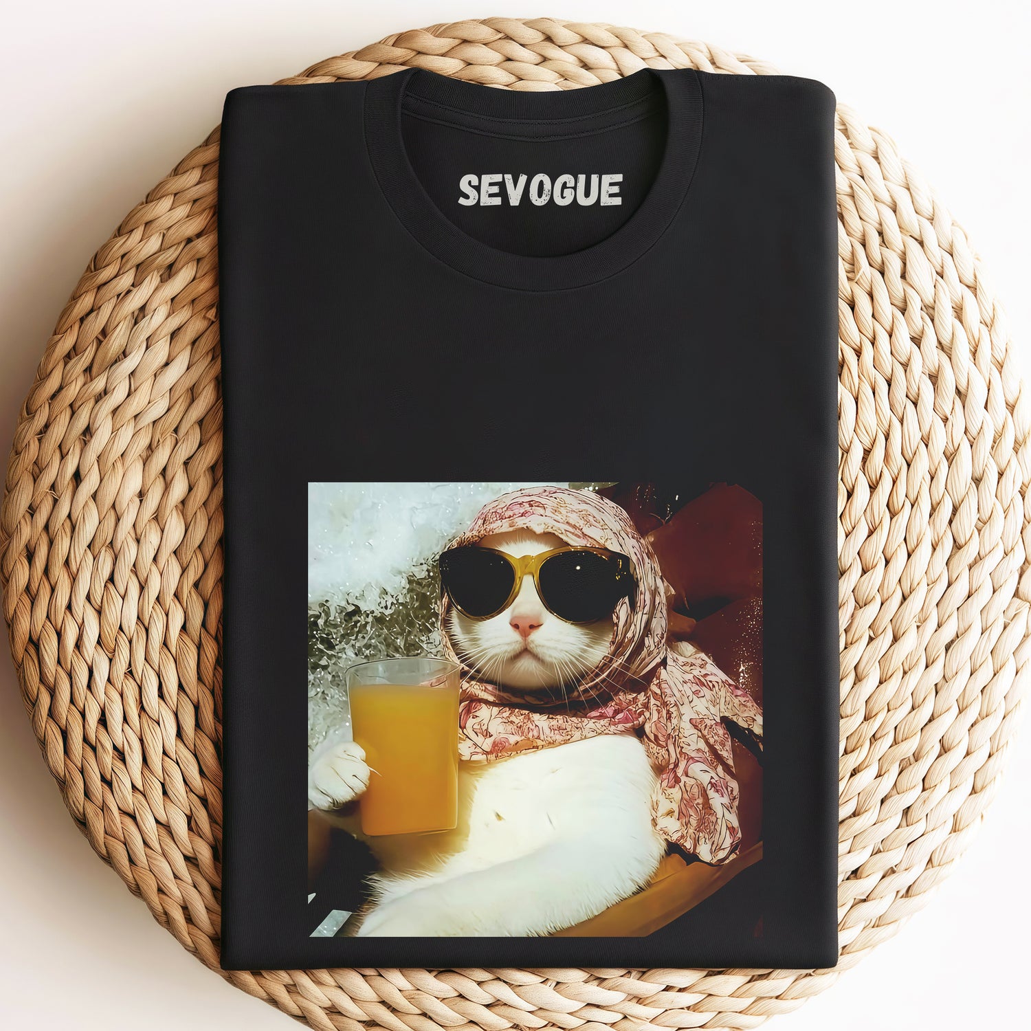 Bunncalm And Collected Cat Unisex Tee, Sweatshirt & Hoodi