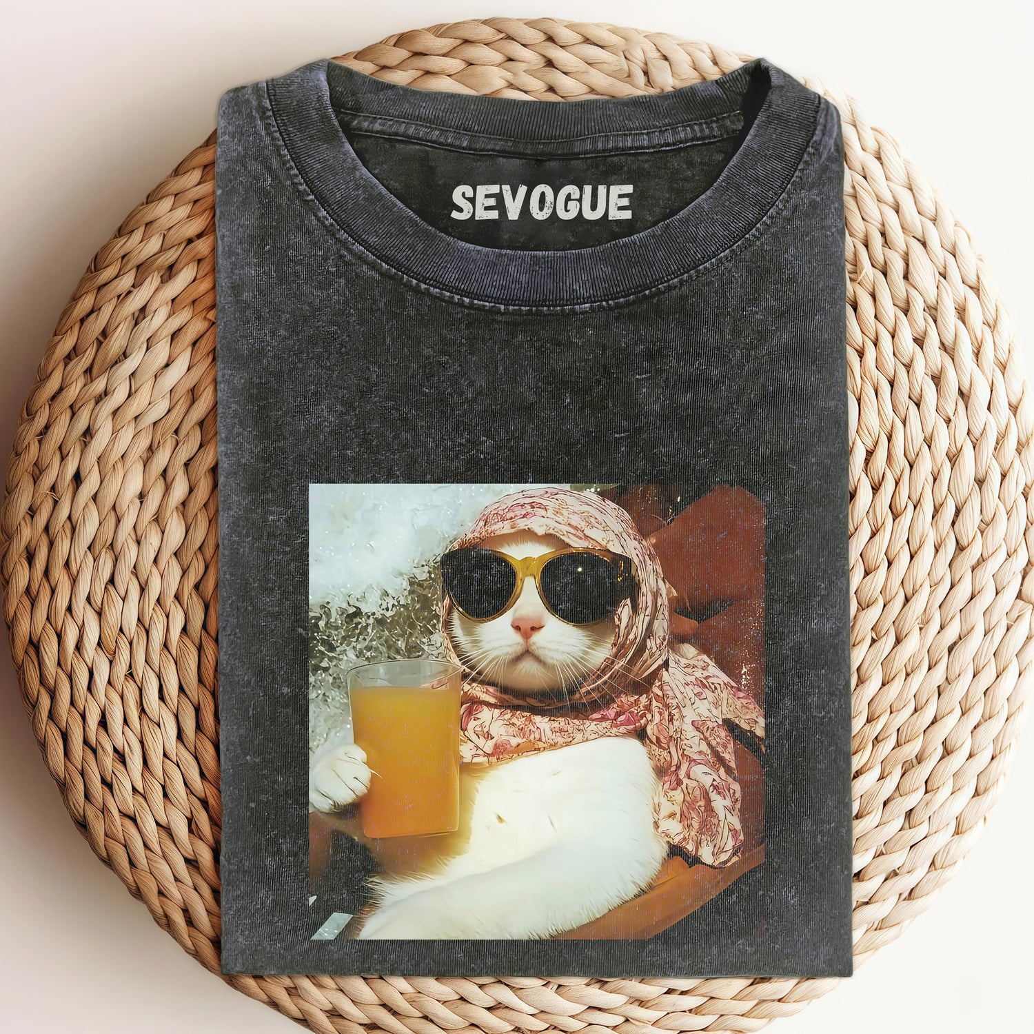 Bunncalm And Collected Cat Unisex Tee, Sweatshirt & Hoodi