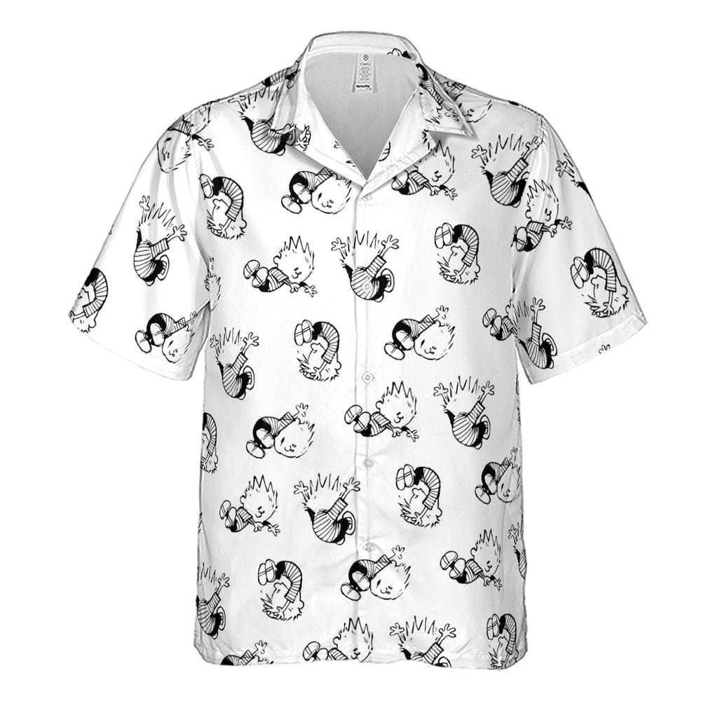 Calvin Flying Hawaiian Shirt