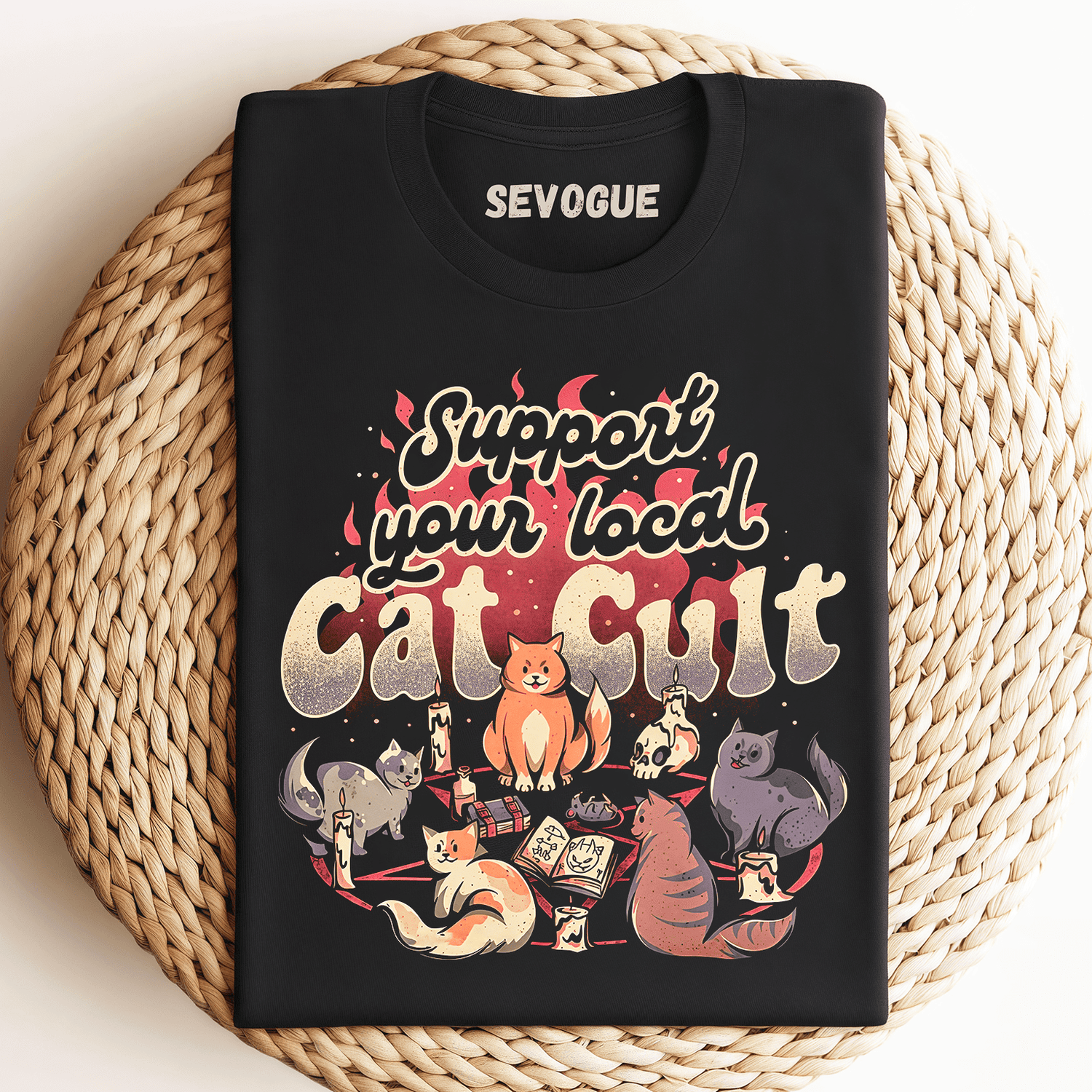 Cat Cult Unisex Tee, Sweatshirt & Hoodie