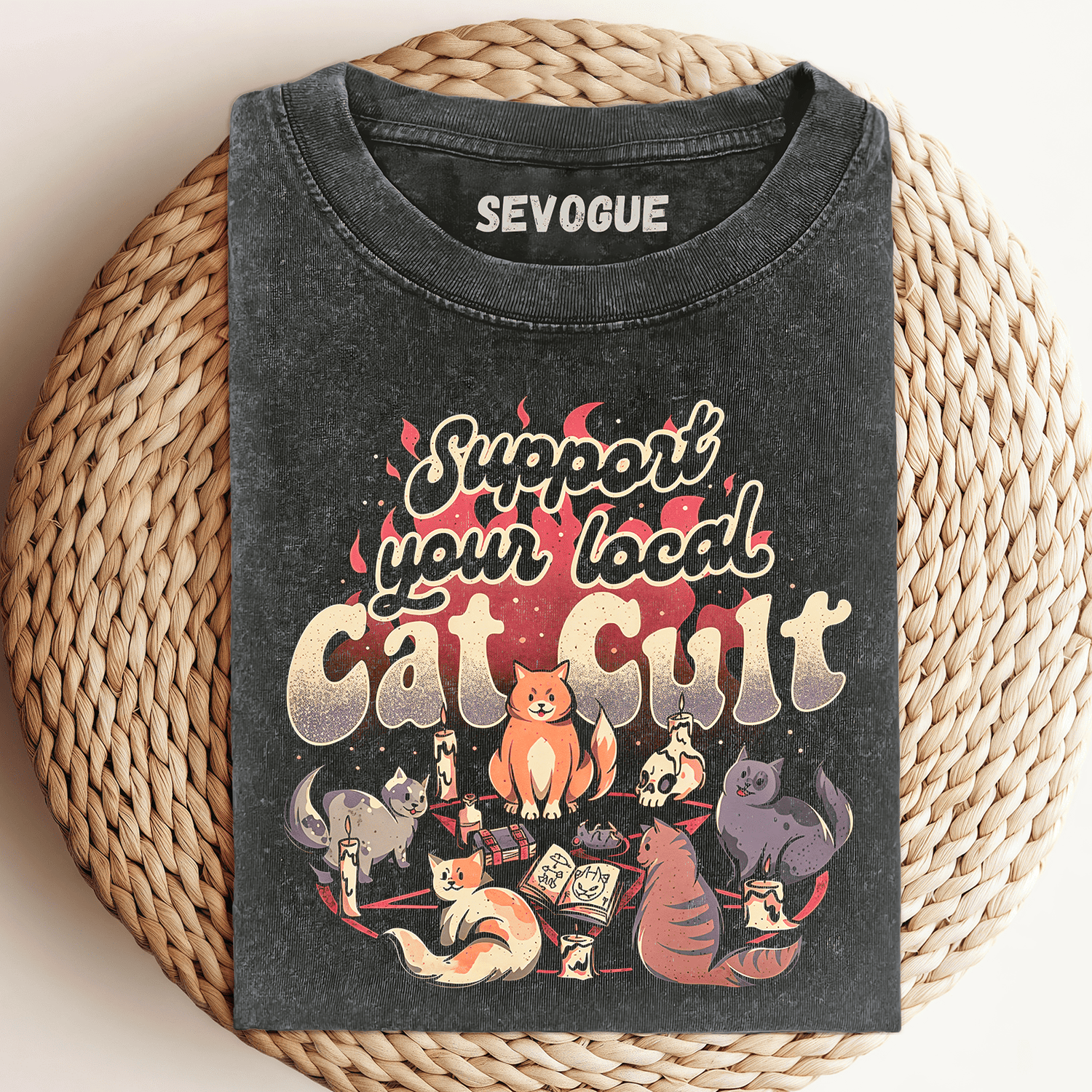 Cat Cult Unisex Tee, Sweatshirt & Hoodie