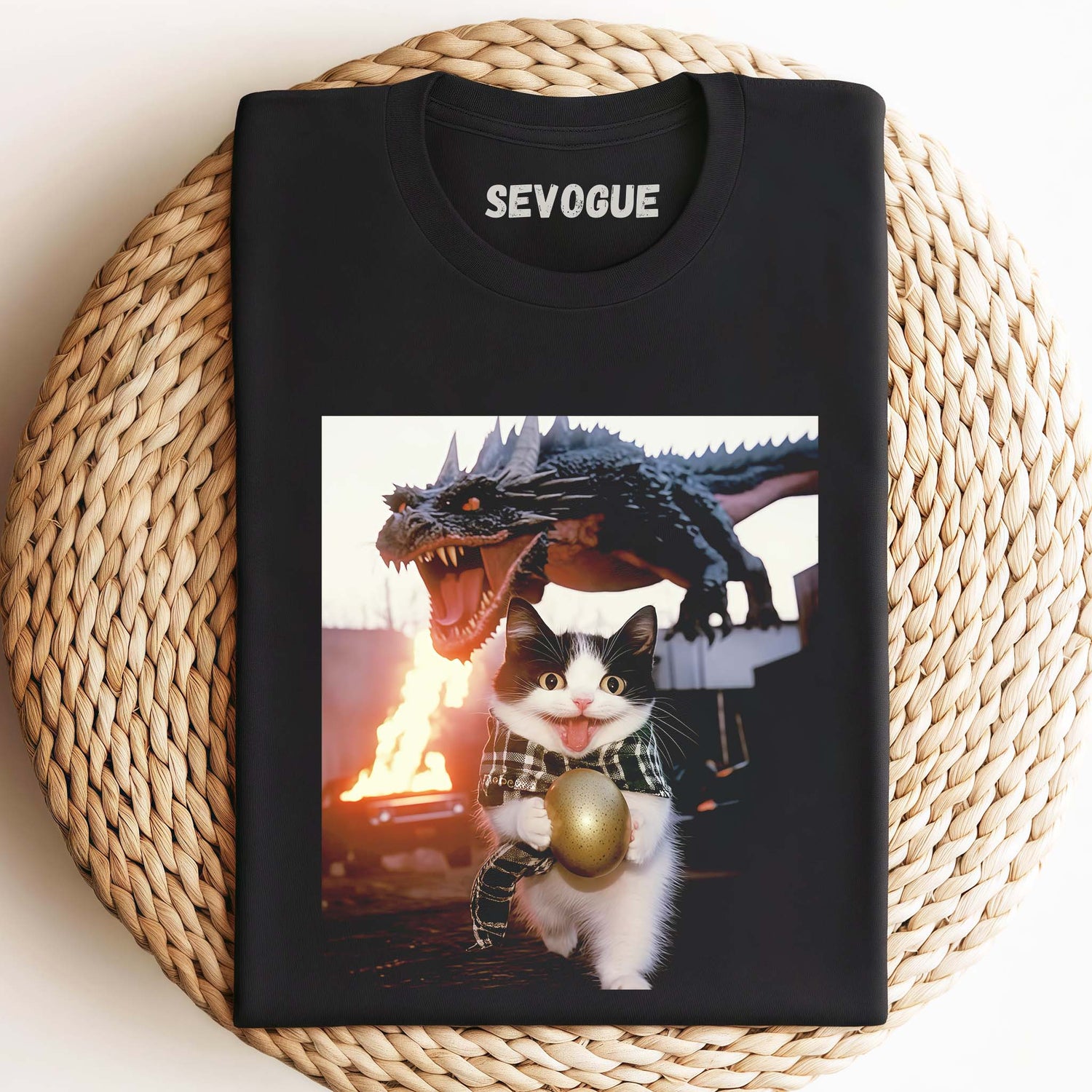 Cat Dinosaur Unisex Tee, Sweatshirt & Hoodie