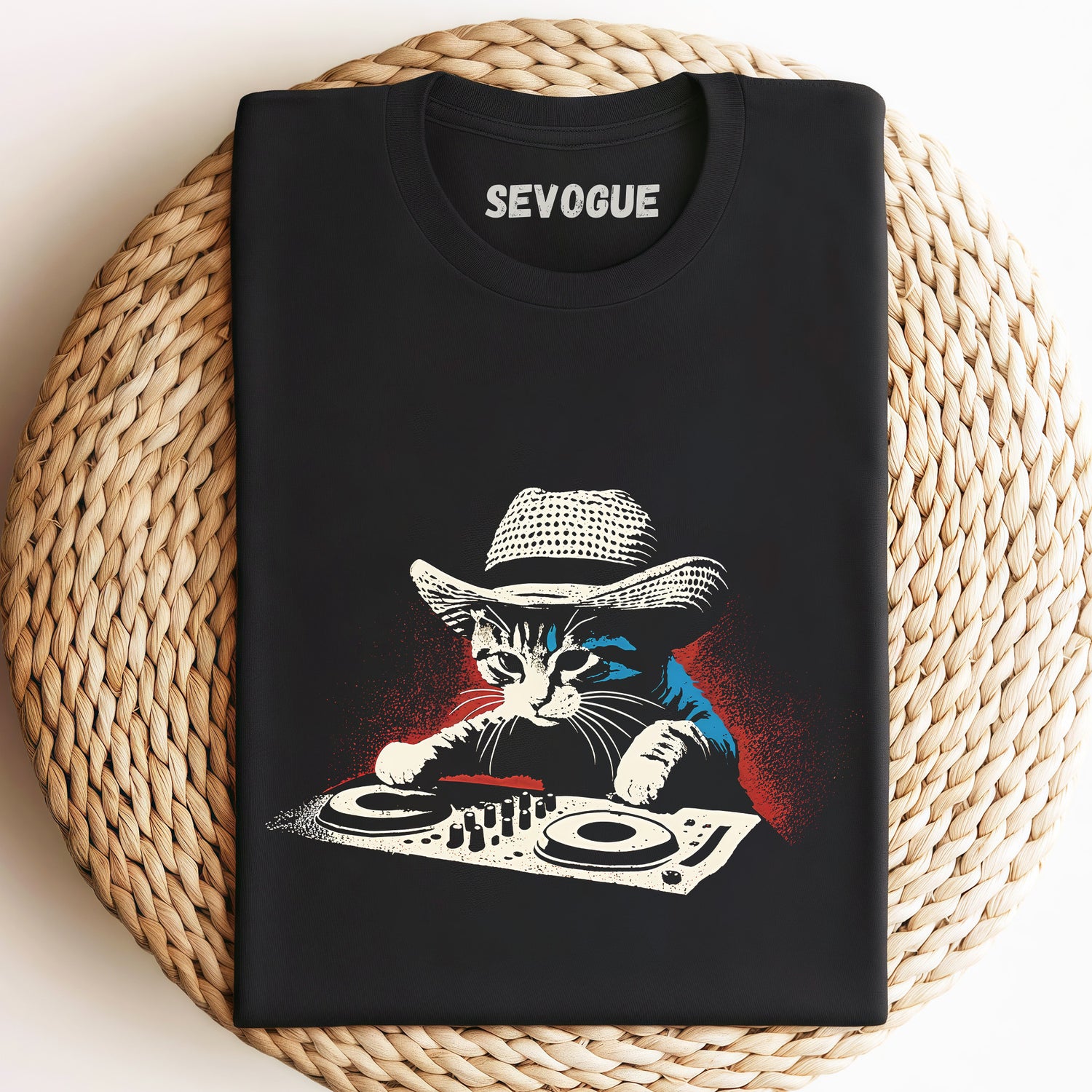 Cat Dj V1 Unisex Tee, Sweatshirt & Hoodie
