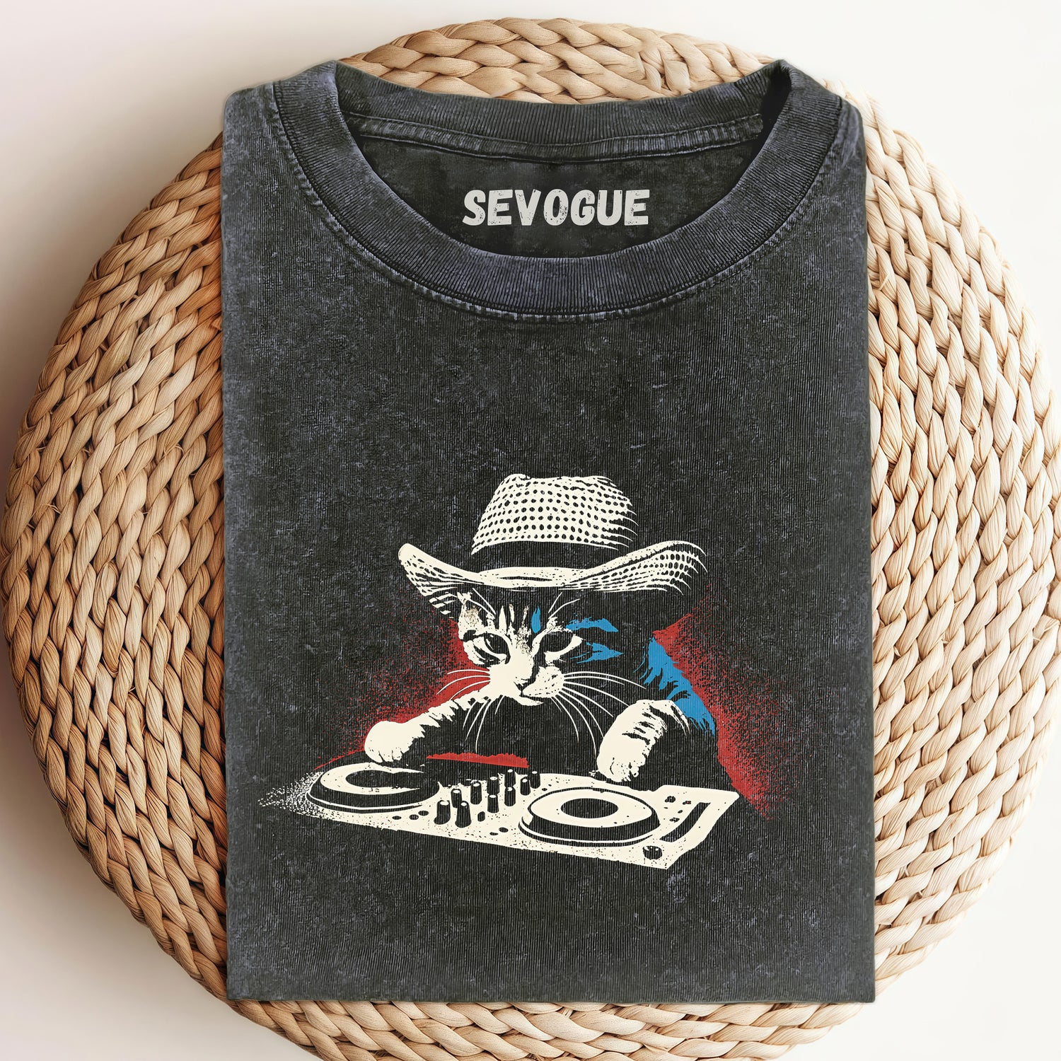 Cat Dj V1 Unisex Tee, Sweatshirt & Hoodie