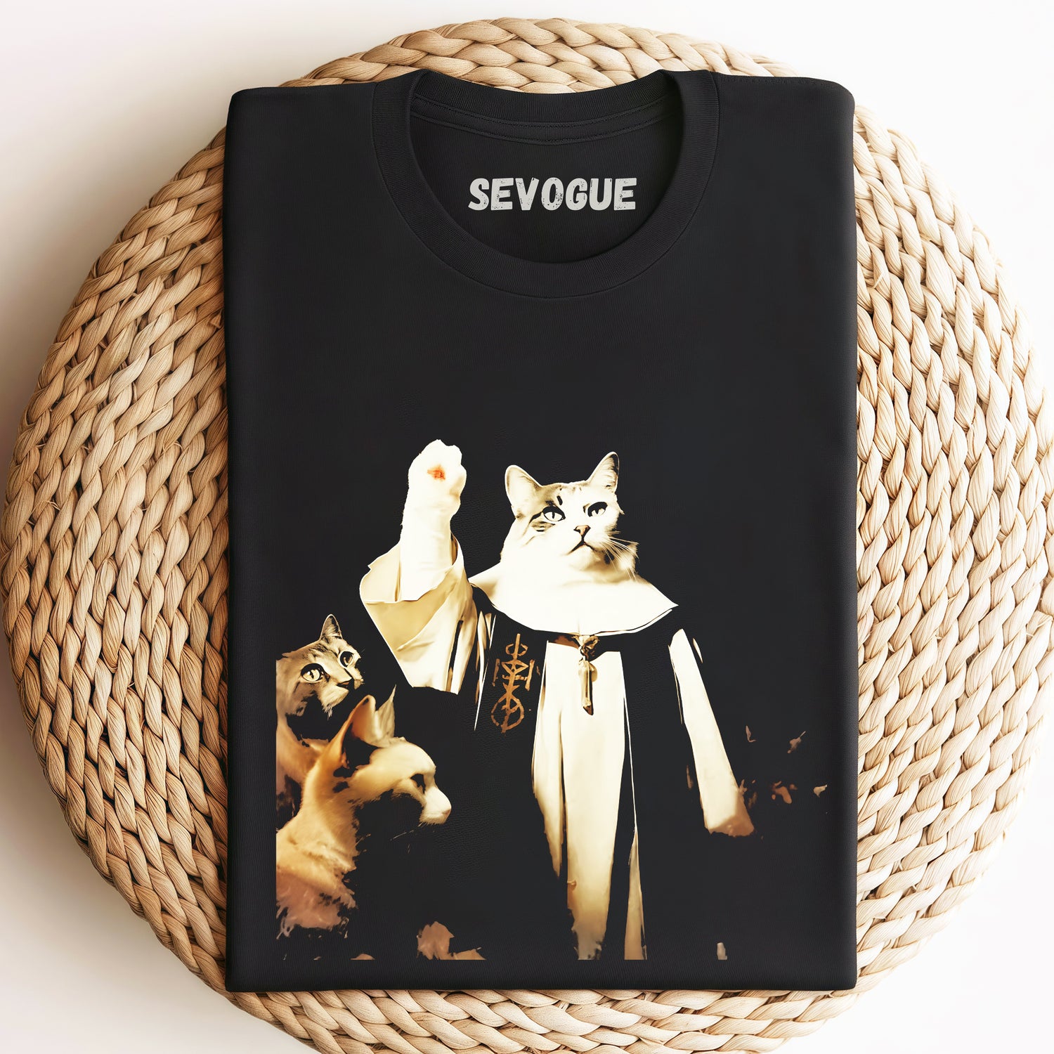 Cat Prayer V1 Unisex Tee, Sweatshirt & Hoodi