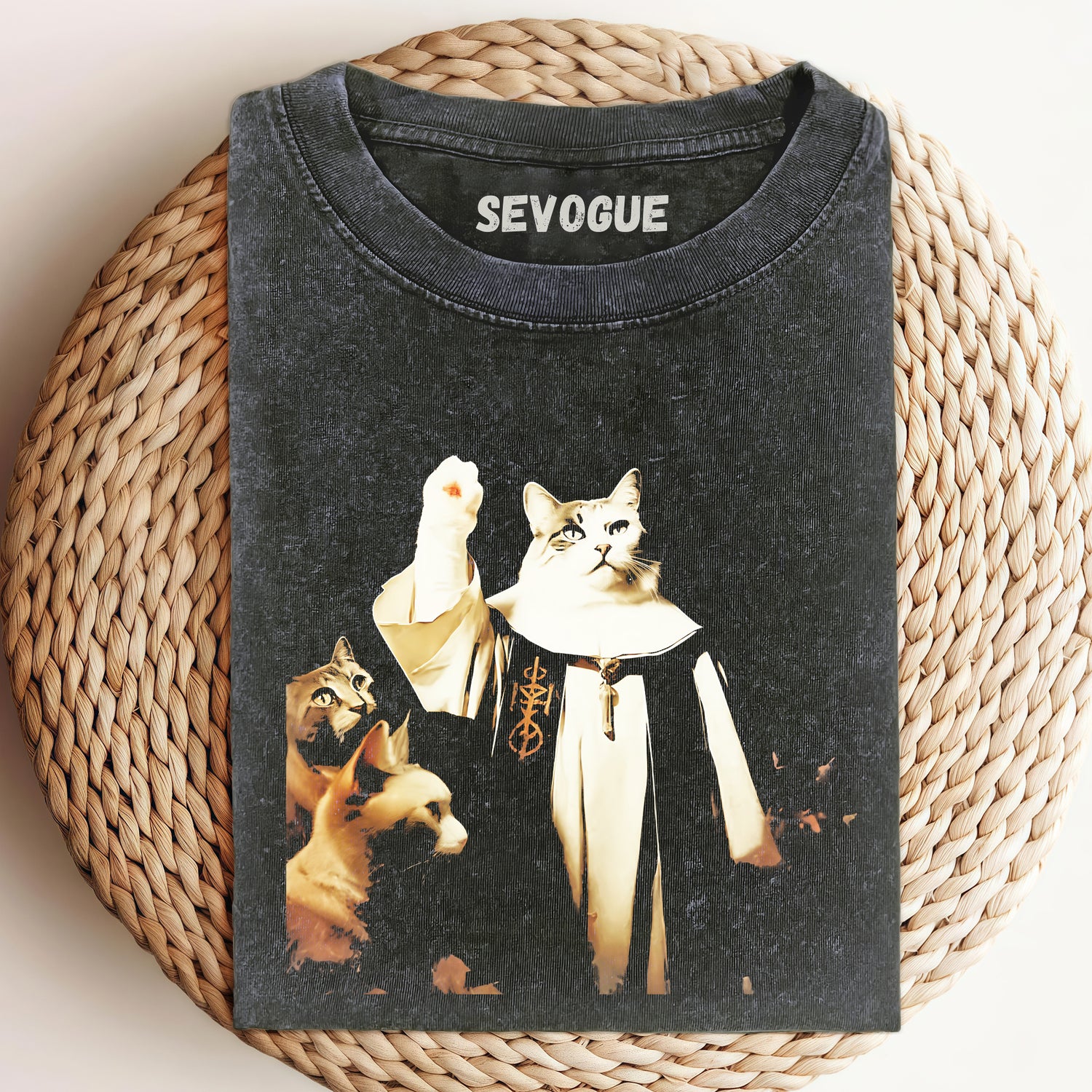 Cat Prayer V1 Unisex Tee, Sweatshirt & Hoodi