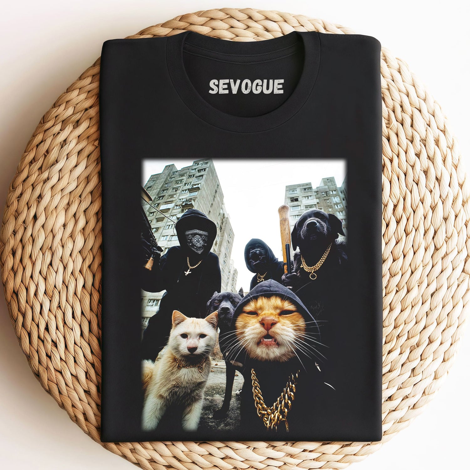Cats And Dogs Gang Unisex Tee, Sweatshirt & Hoodie