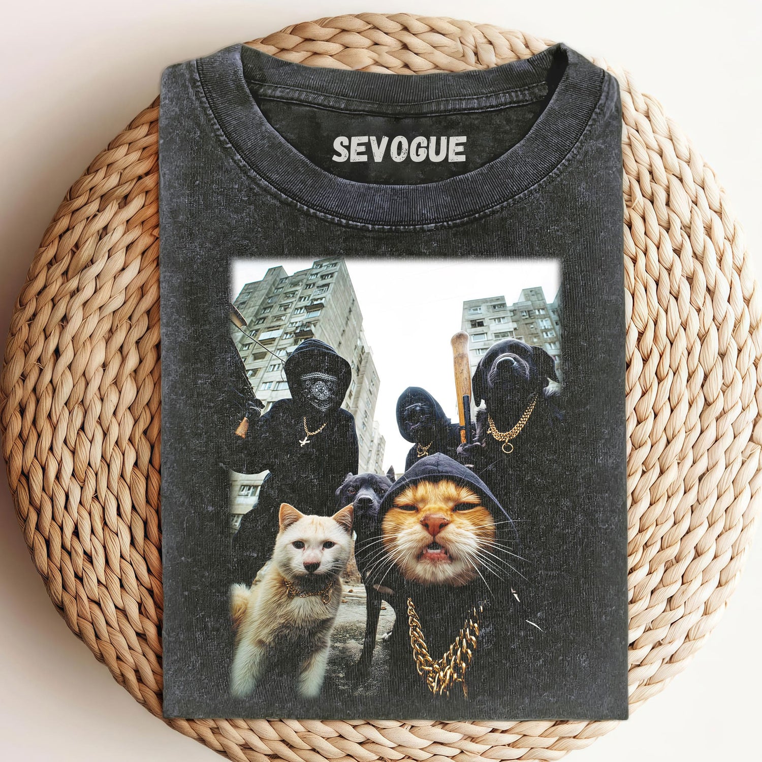 Cats And Dogs Gang Unisex Tee, Sweatshirt & Hoodie