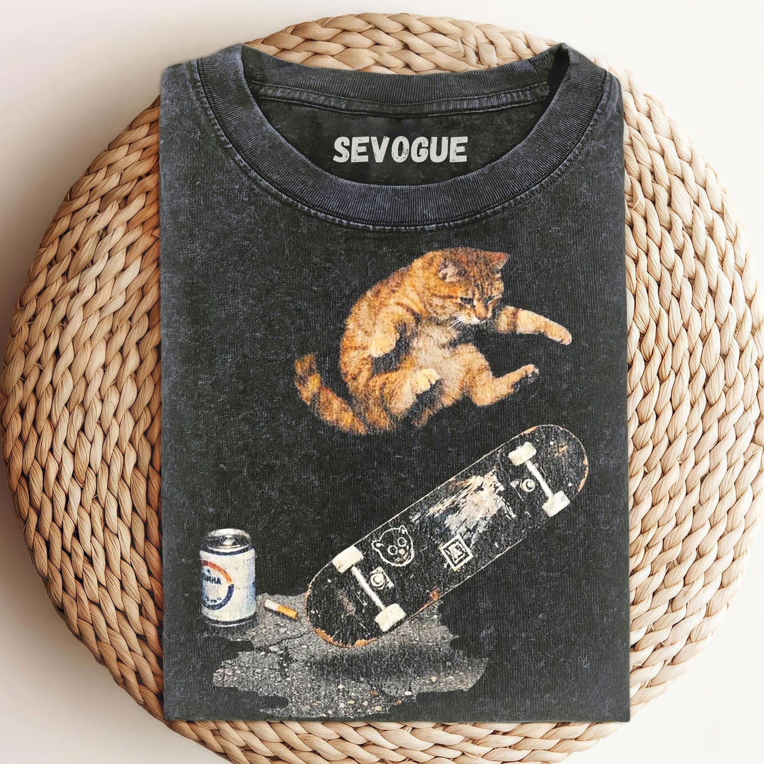 Cats And Skateboards Unisex Tee, Tank Top, Layered LS, Sweatshirt & Hoodie