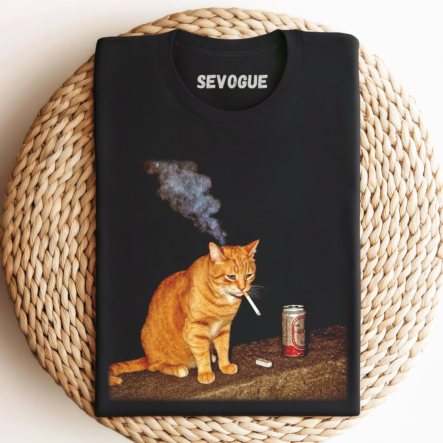 Cats Smoking And Drinking Unisex Tee, Sweatshirt & Hoodie