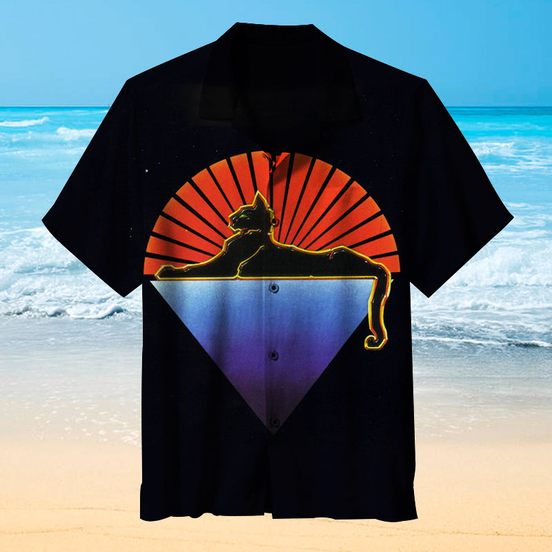 Cats Under the Stars Unisex Hawaiian Shirt