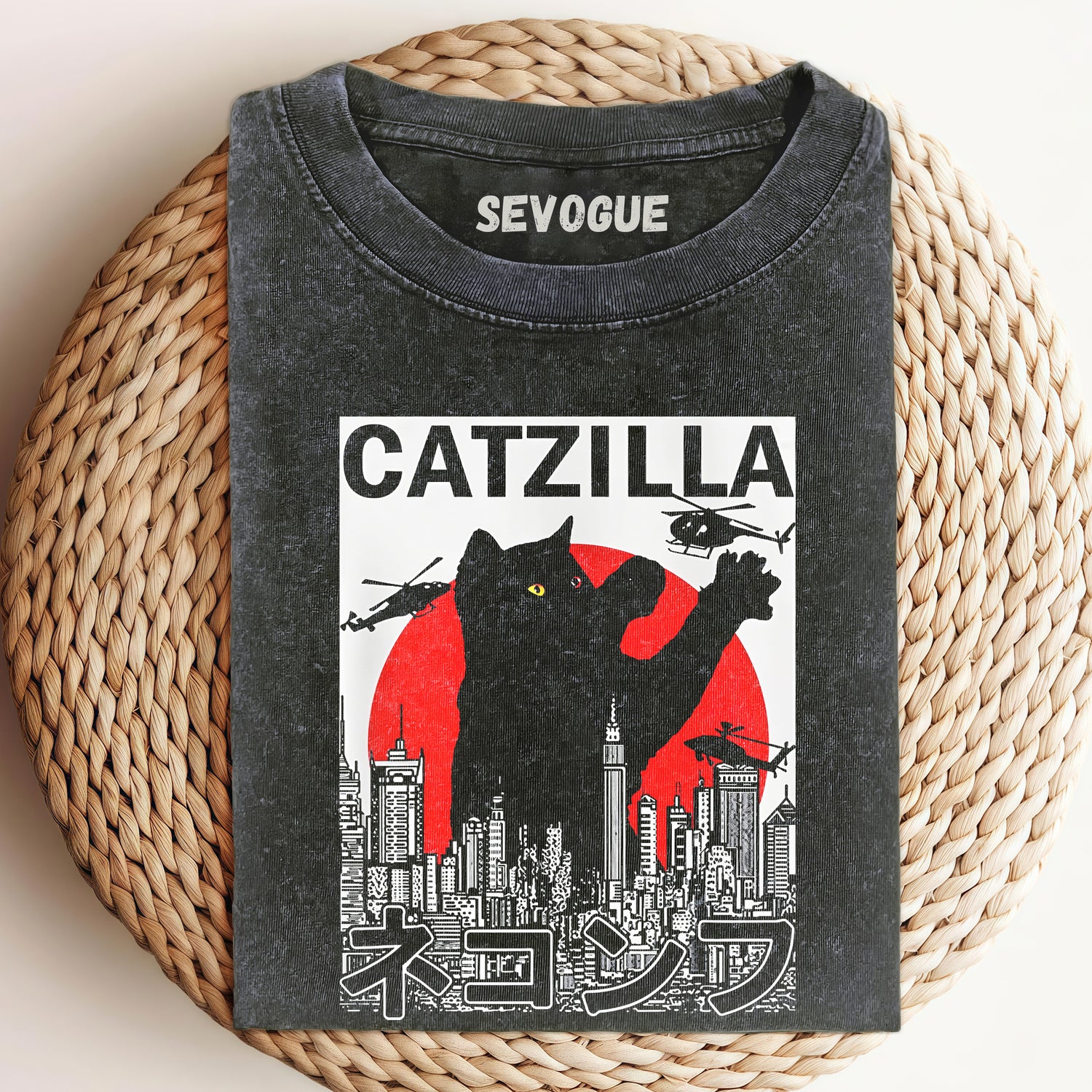 Catzilla King Cat Unisex Tee, Sweatshirt & Hoodi